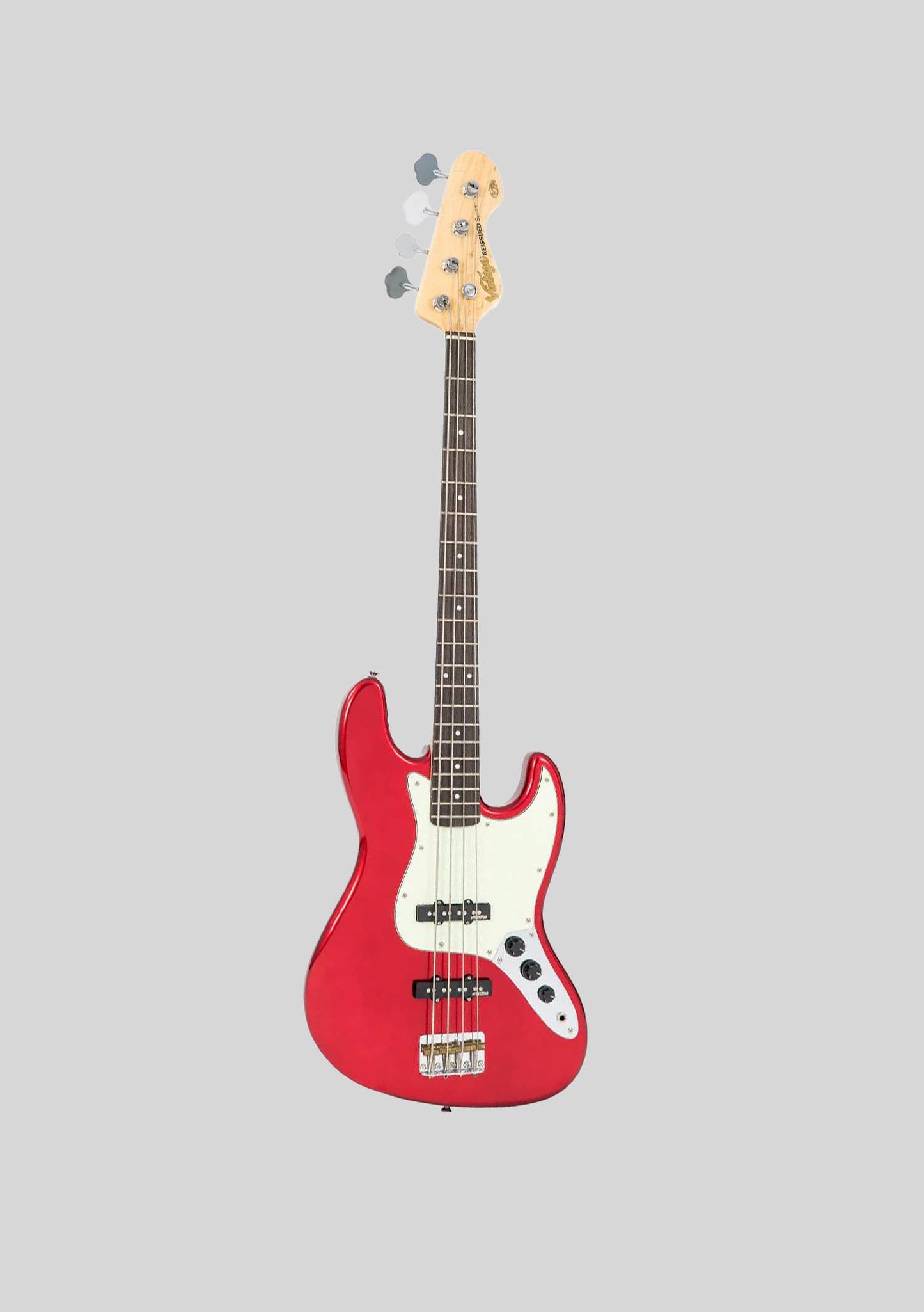 Vintage VJ74 - Candy Apple Red - Bajo eléctrico