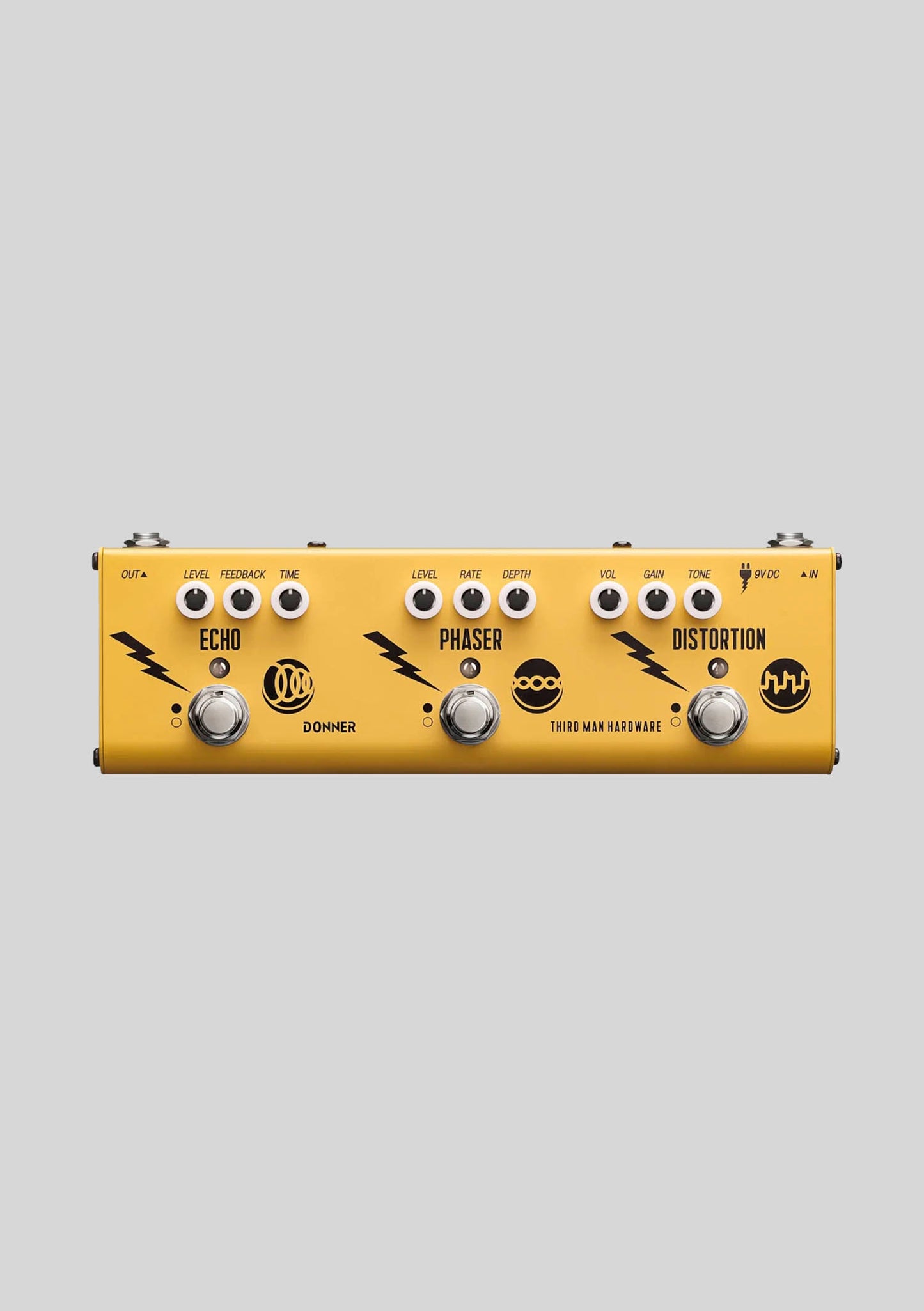 Pedal de triple FX Donner 'Triple Threat'