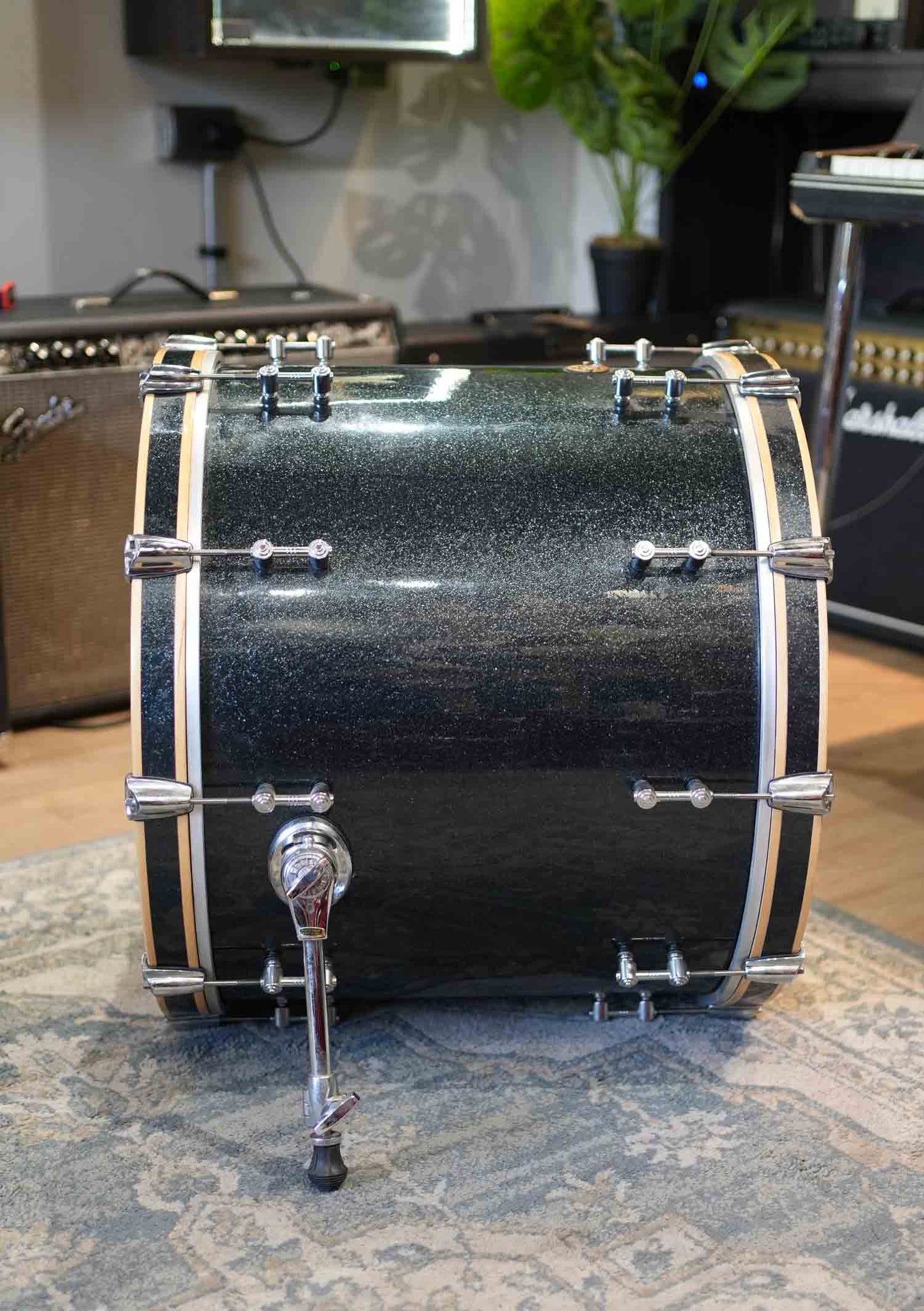 Gretsch Drums New Classic Black Galaxy Sparkle 22-10-12-14 (usado) Shell Pack - Batería acústica