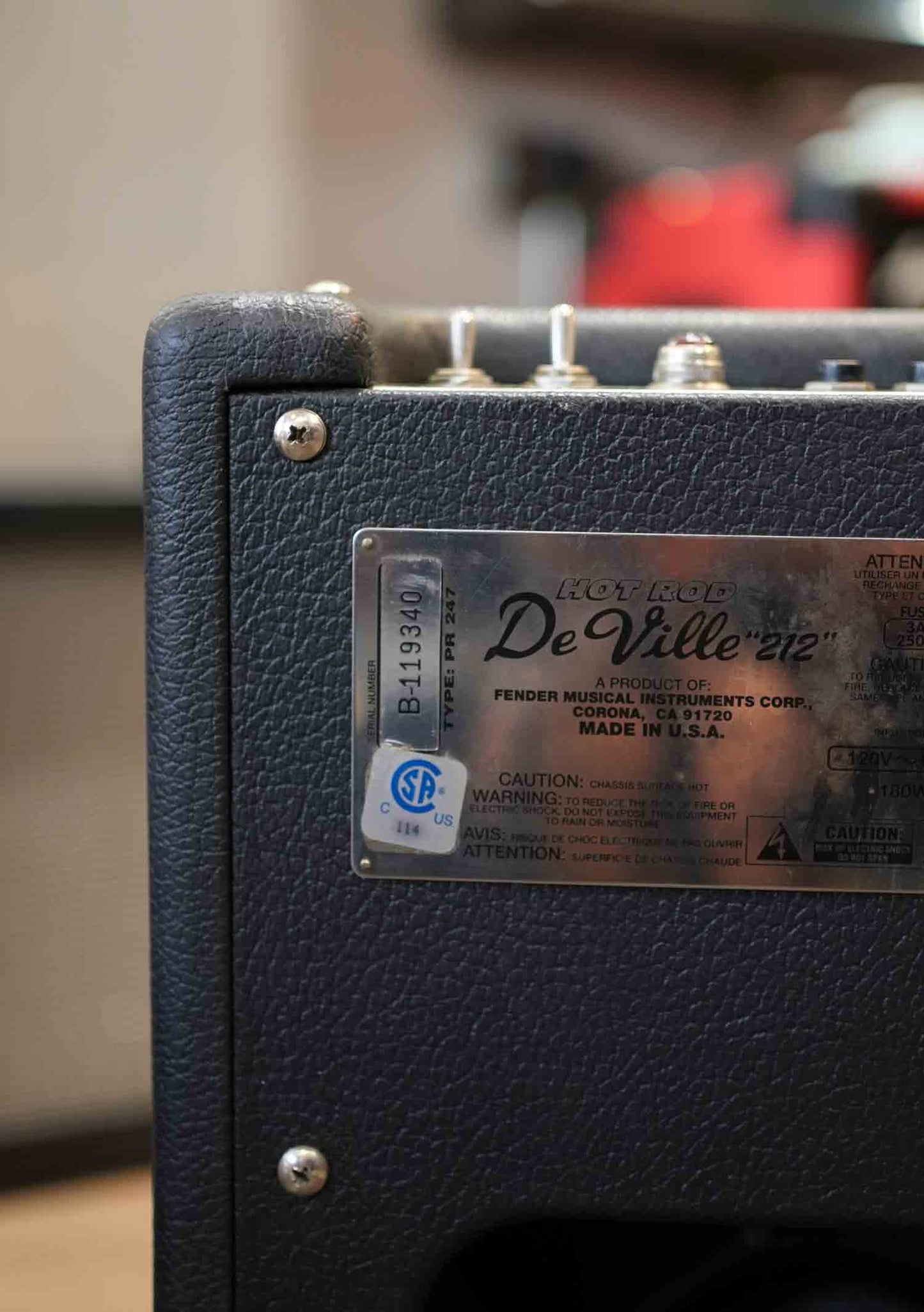 Fender Hot Rod Deville 212 made in USA usado año 2004 - Amplificador de guitarra