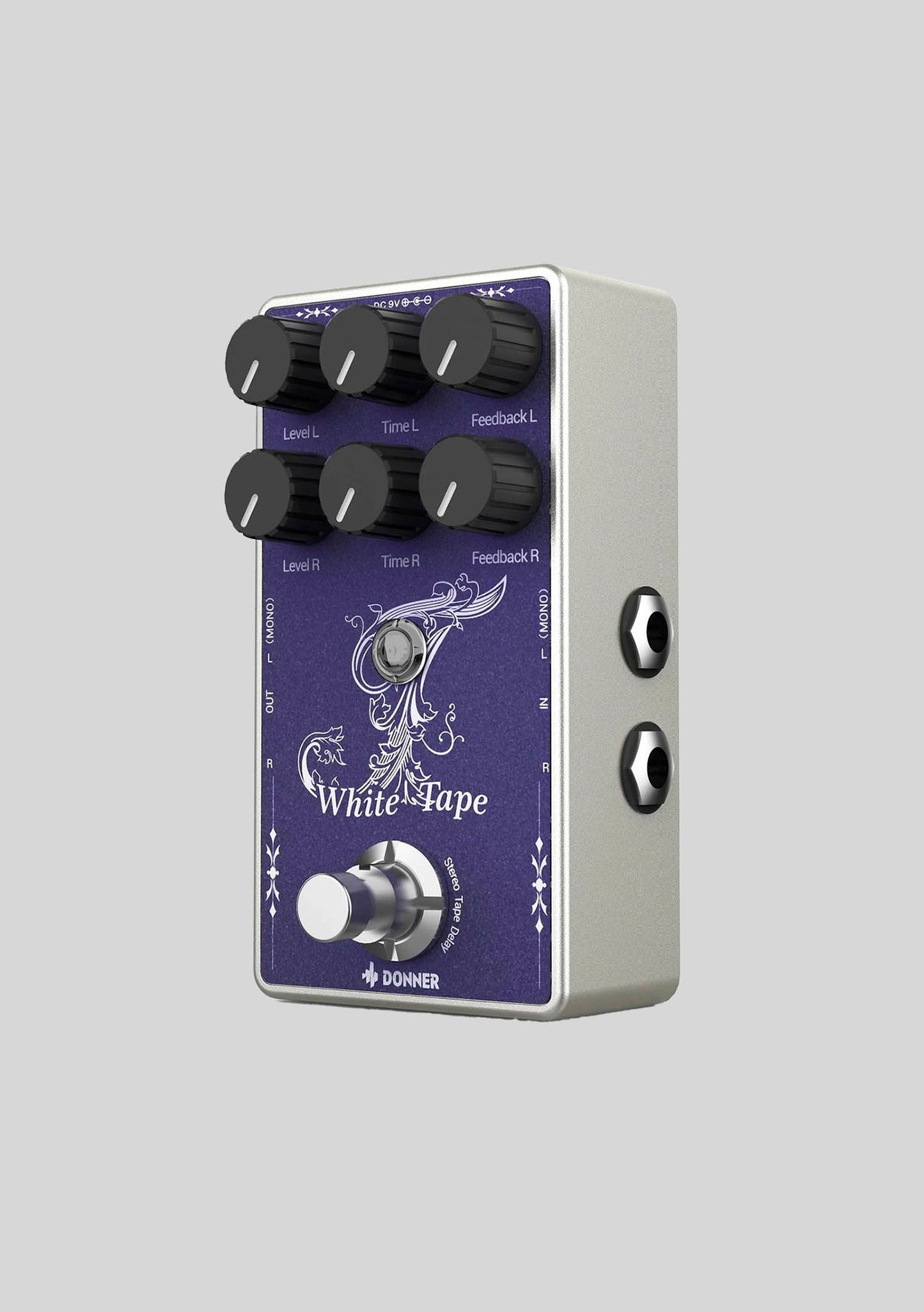 Pedal de FX Delay Donner'White Tape'