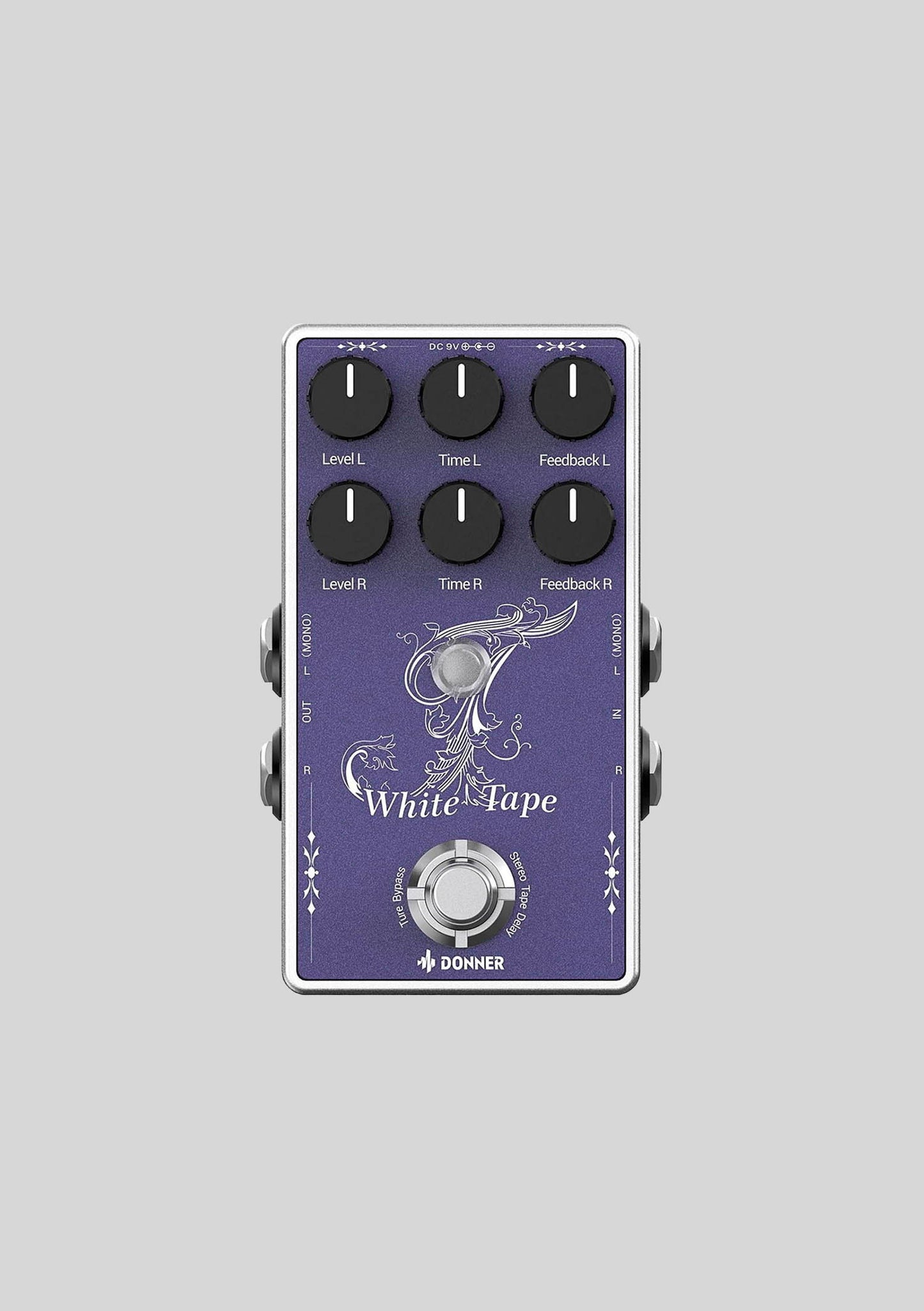Pedal de FX Delay Donner'White Tape'