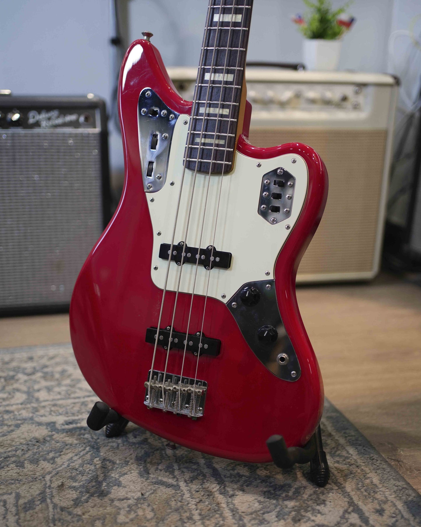 Fender Jaguar Bass 2006 Hot Rod Red - Bajo eléctrico