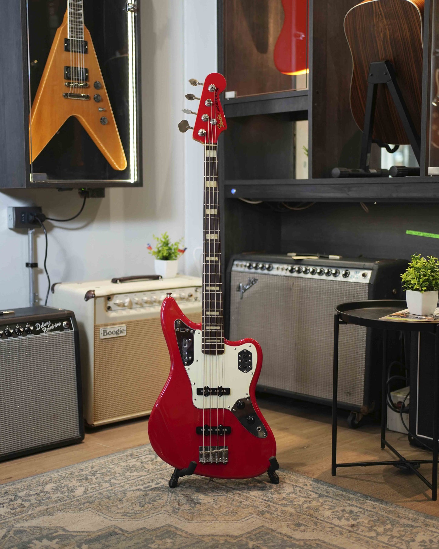 Fender Jaguar Bass 2006 Hot Rod Red - Bajo eléctrico