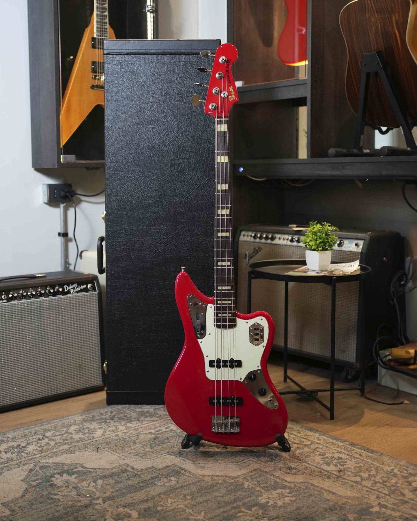 Fender Jaguar Bass 2006 Hot Rod Red - Bajo eléctrico