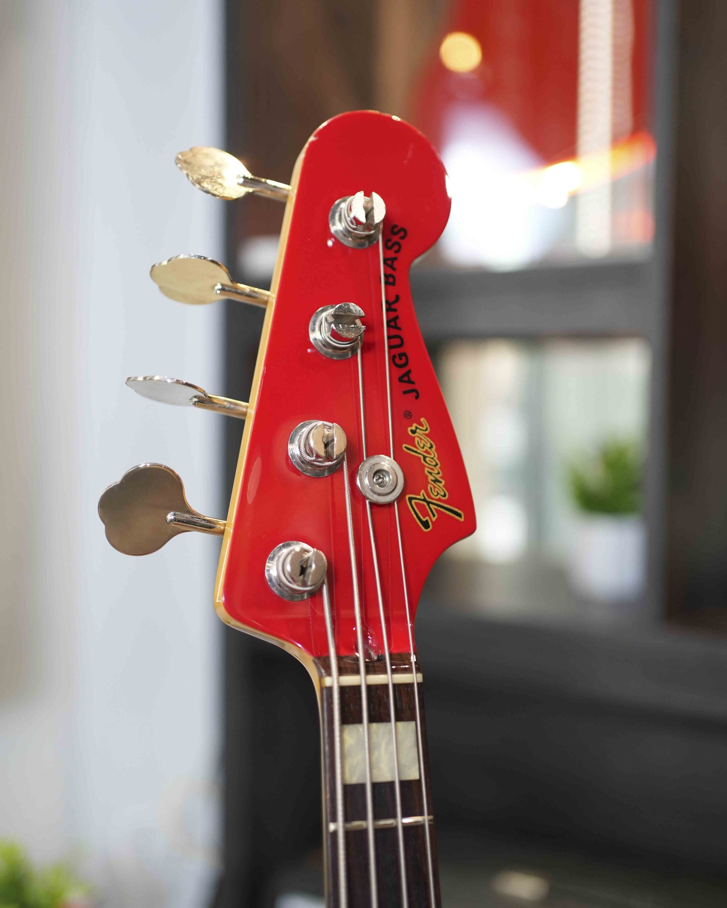 Fender Jaguar Bass 2006 Hot Rod Red - Bajo eléctrico