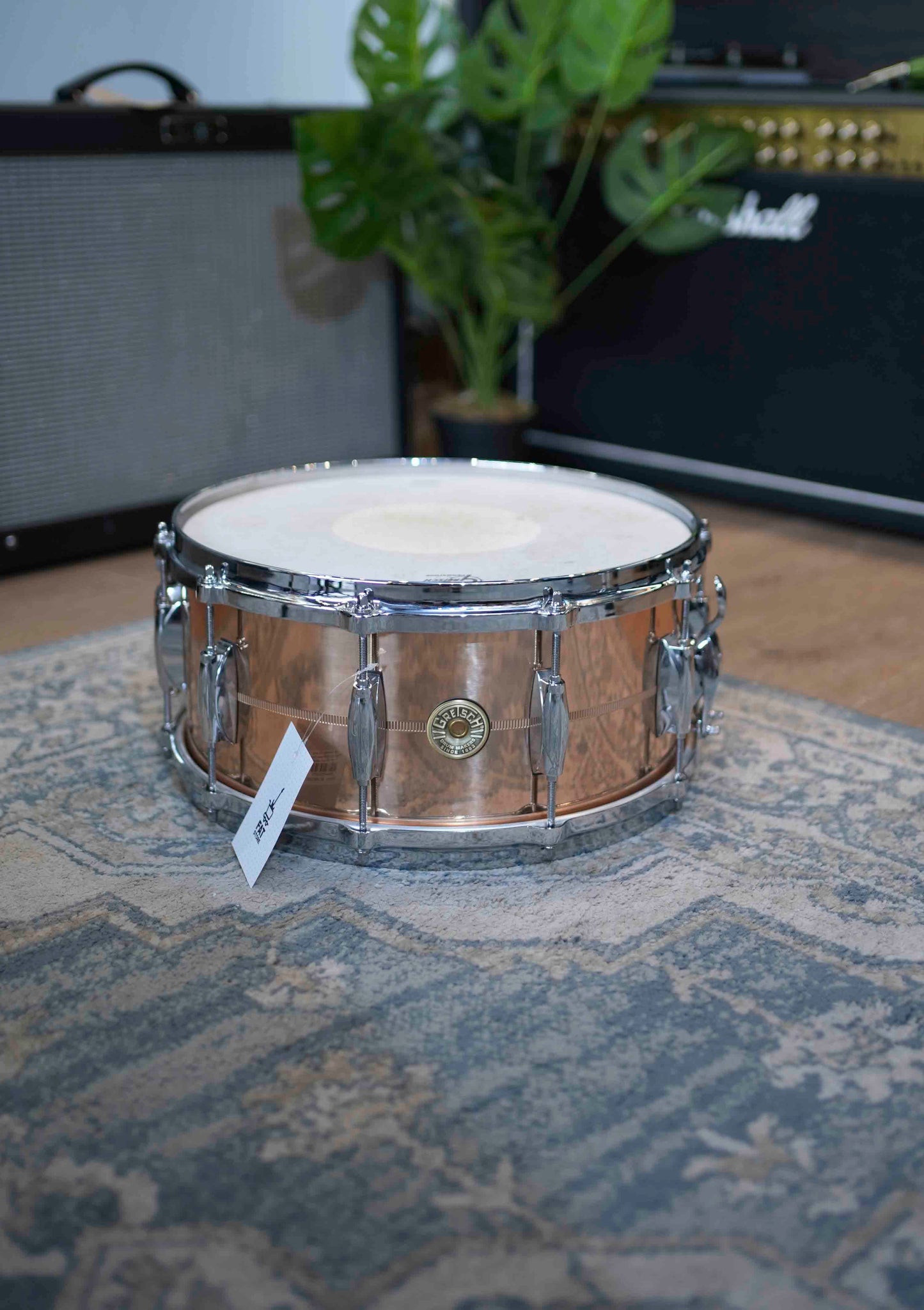 Caja Gretsch Drums Solid Phosphorus Bronze Snare Drum 14x6.5 usada