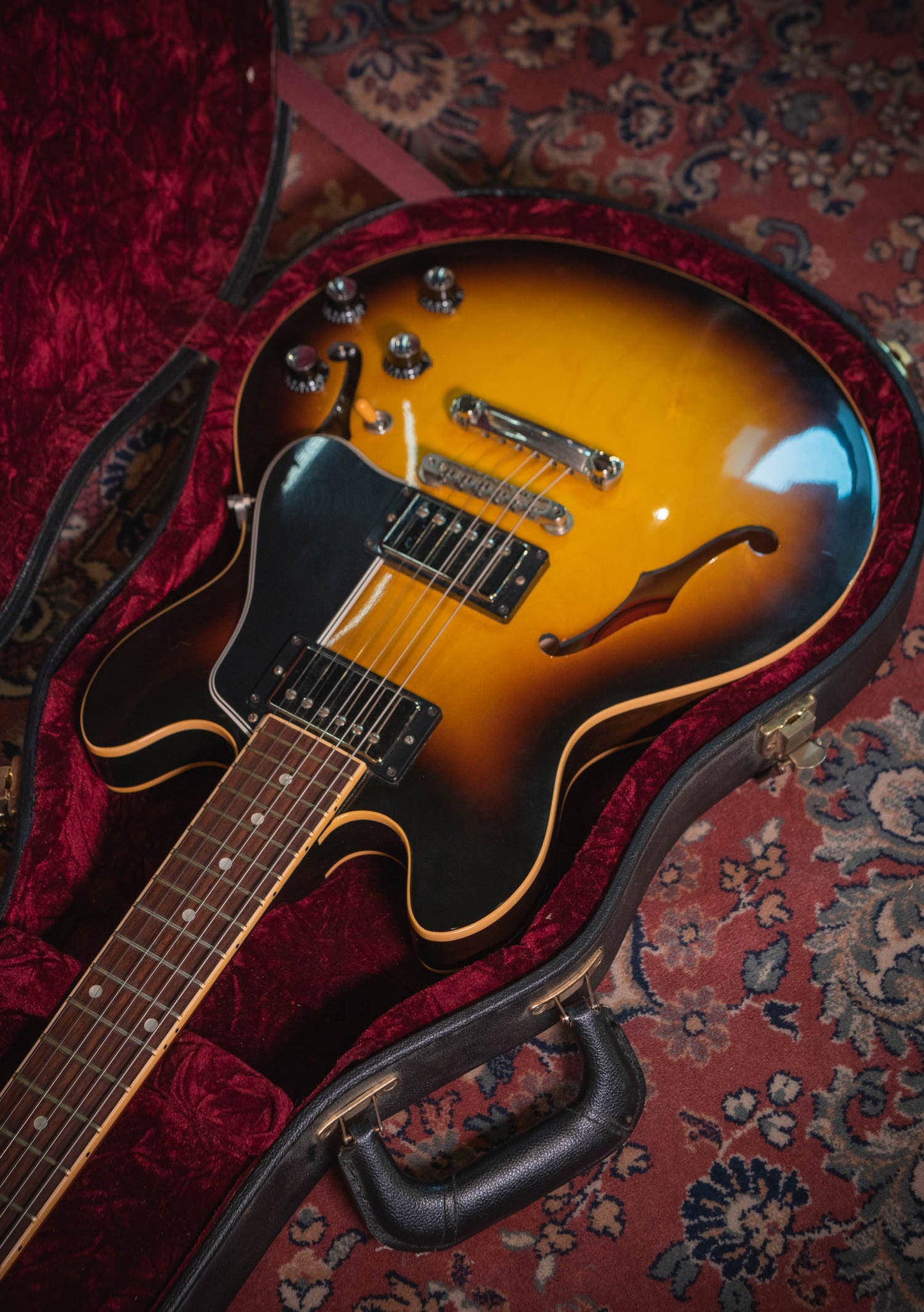 Gibson ES-339 Custom Shop Sunburst usada (incluye hardcase) - Guitarra eléctrica
