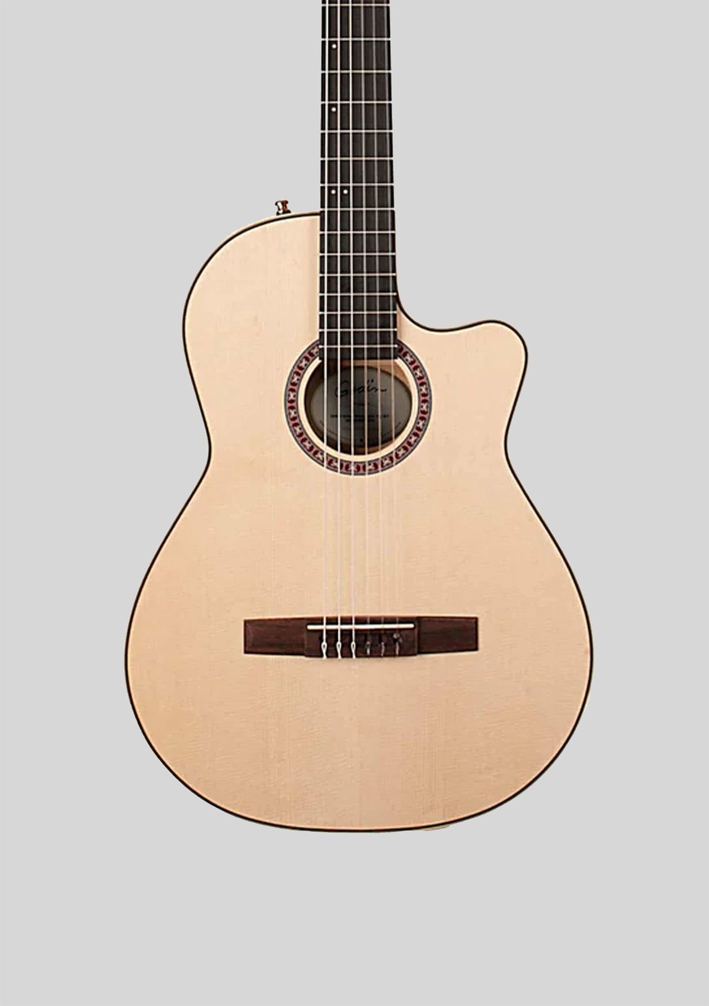 Guitarra Electroacustica Godin Arena Flame cuerdas Nylon