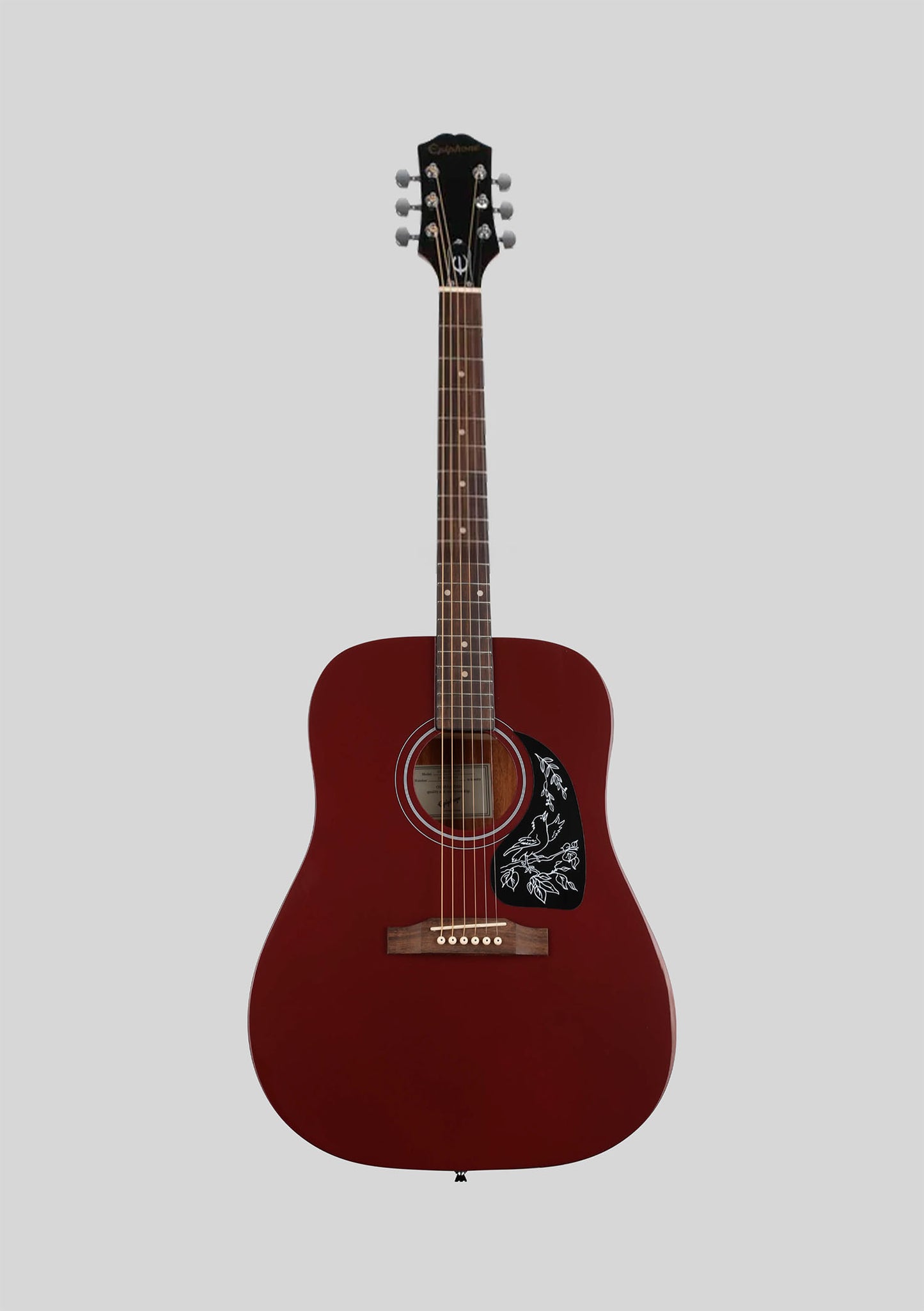 Epiphone Starling color Wine Red (cuerdas metálicas) - Guitarra acústica