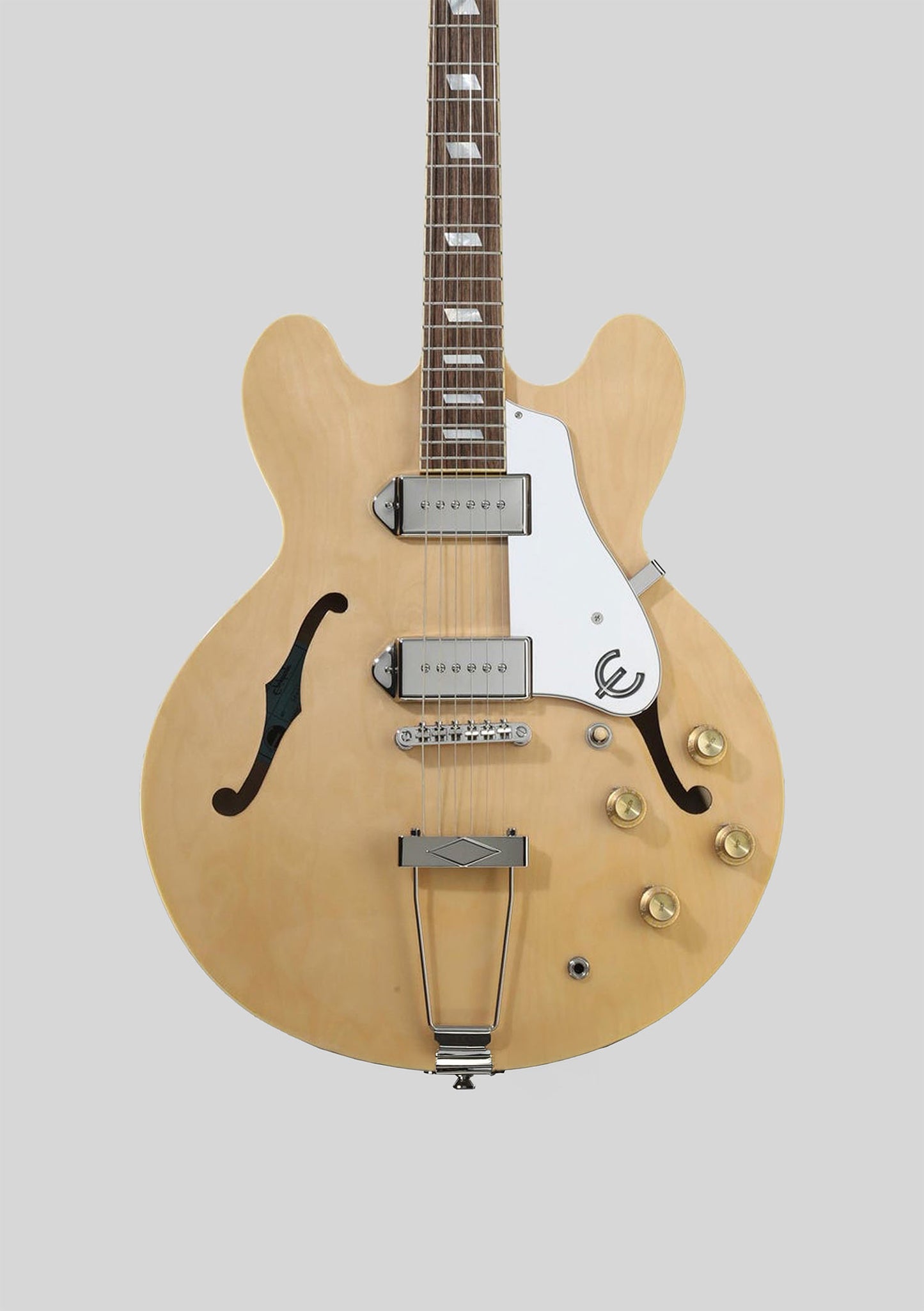 Epiphone Casino semi hollow color natural (incluye funda Epiphone) - Guitarra eléctrica