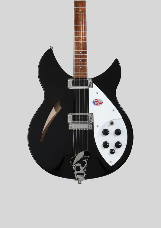 Rickenbacker 330 Thinline Semi-Hollow Jetglo - Guitarra eléctrica