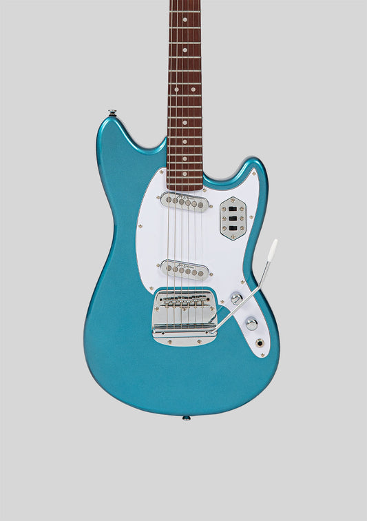 Vintage Revo Series Colt SS Twin - Baywin Blue - Guitarra eléctrica