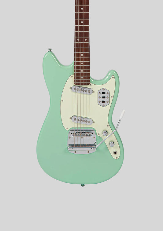 Vintage Revo Series Colt SS Twin- Ventura Green - Guitarra eléctrica