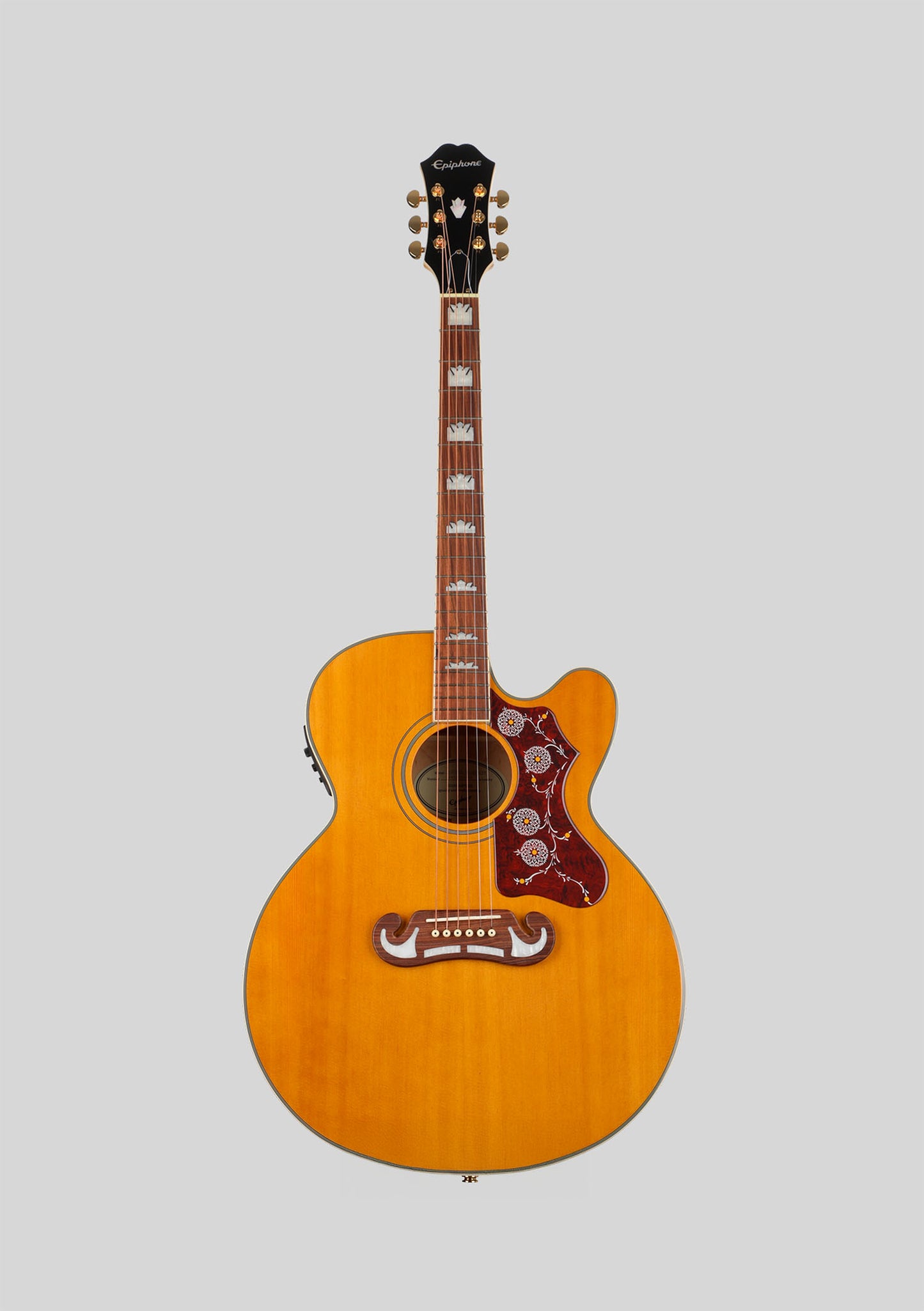 Epiphone J-200 EC color vintage natural - Guitarra electroacústica