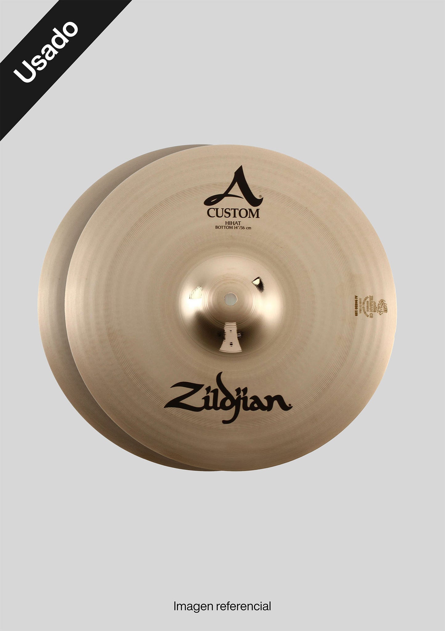Hi hat Zildjian A Custom HiHat 14 usado