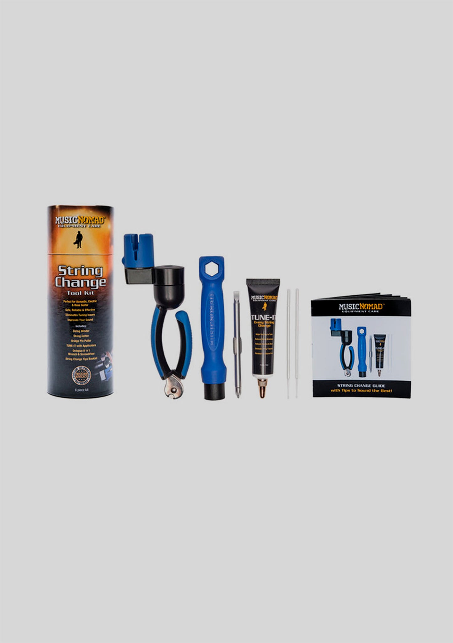 Set de herramientas para cambio de cuerdas MusicNomad String Change Tool Kit MN218
