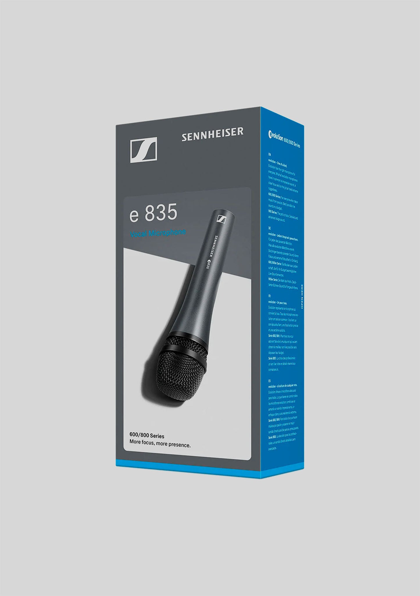 Micrófono dinámico Sennheiser cardioide E835