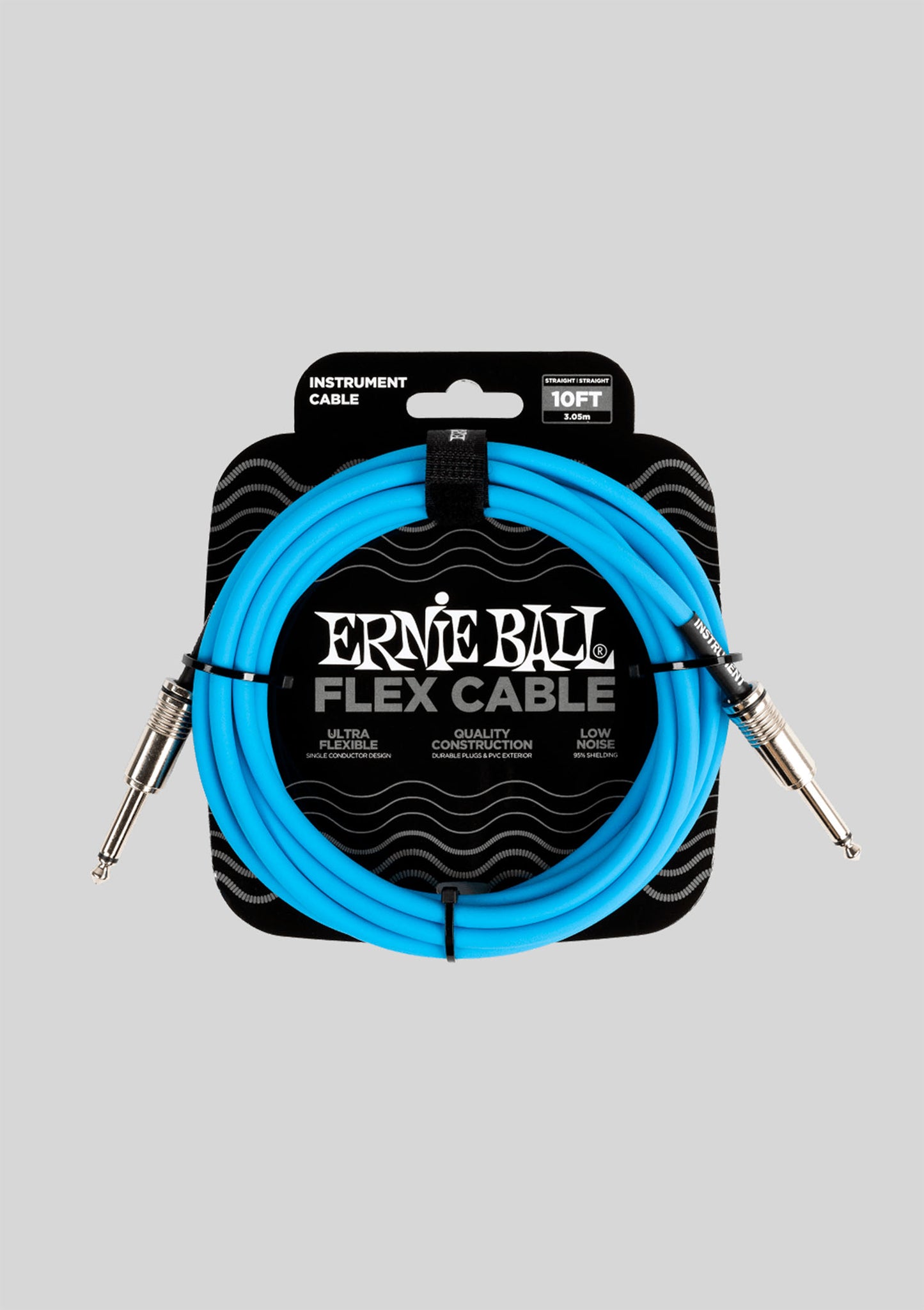 Cable de instrumento Ernie Ball de 3 metros color azul P06412