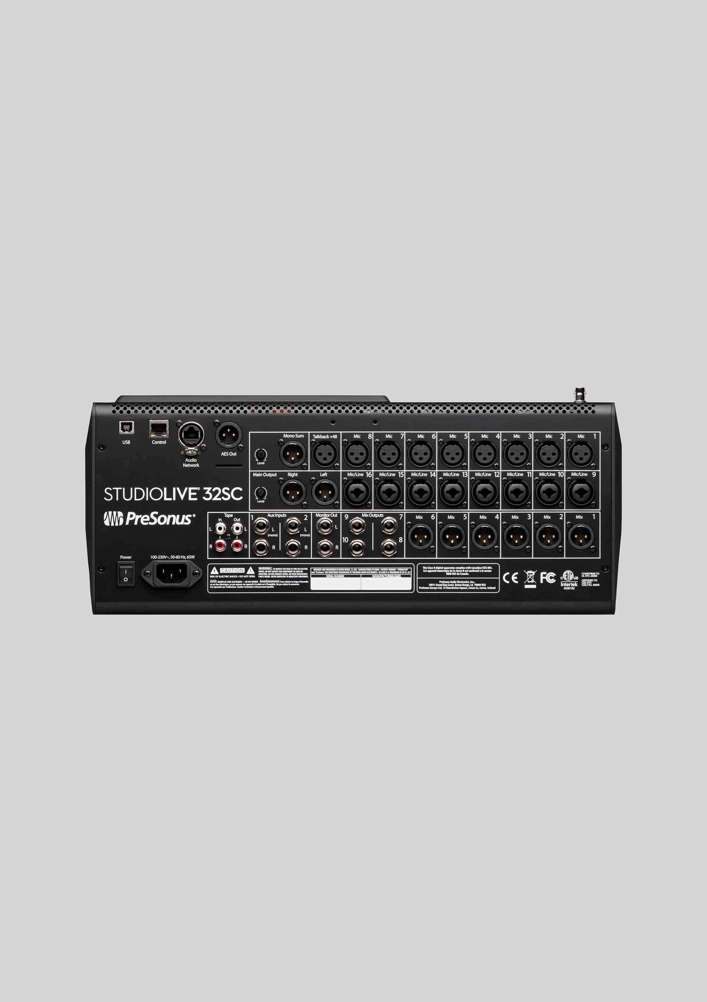 Consola Digital Presonus StudioLive 32SC - Mixer 32 canales