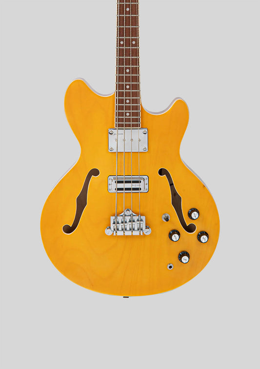 Vintage Revo Series Supreme Semi Hollow color Natural - Bajo eléctrico