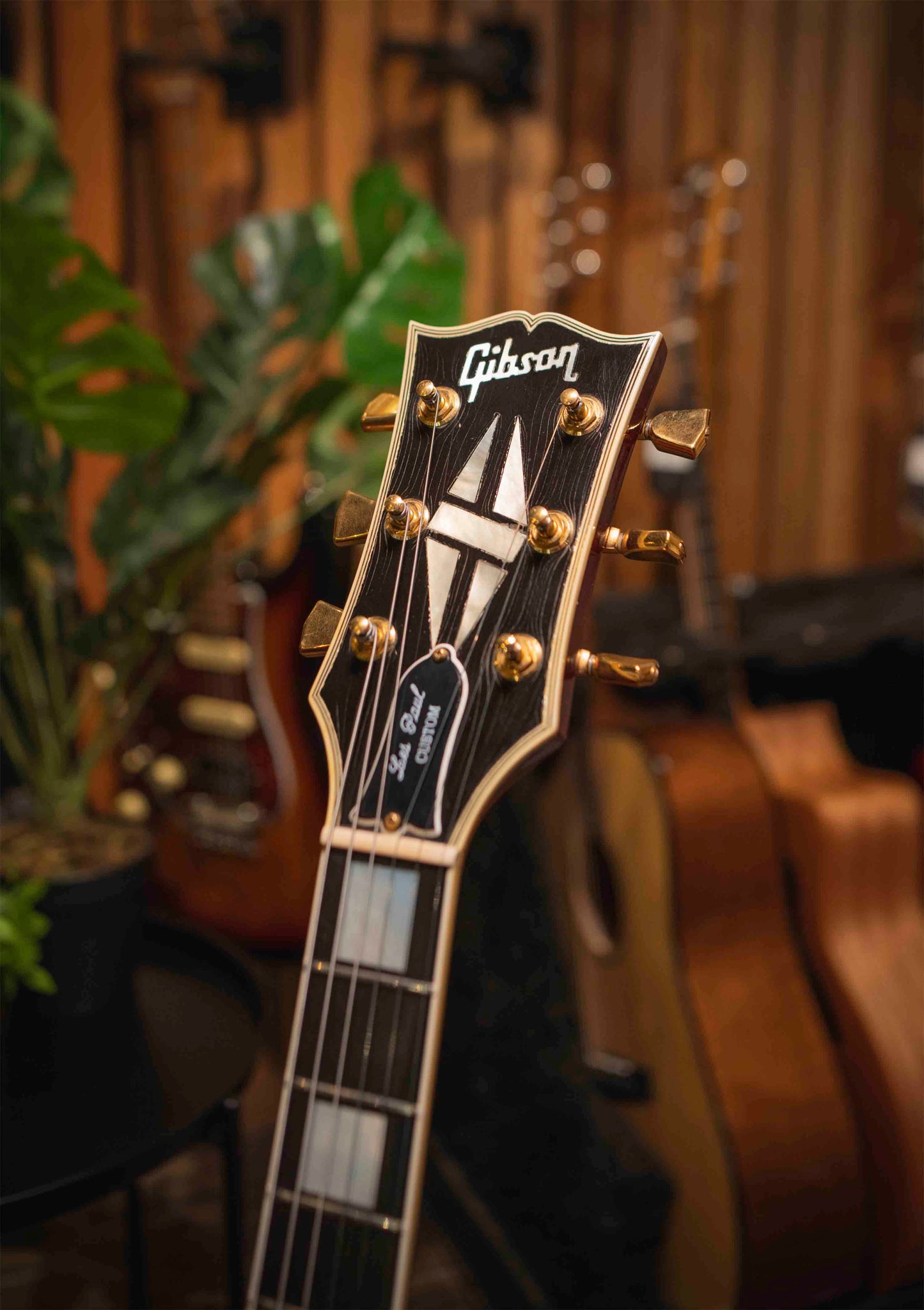 Gibson Les Paul Custom Shop Red Wine usada año 1990 - Guitarra eléctrica
