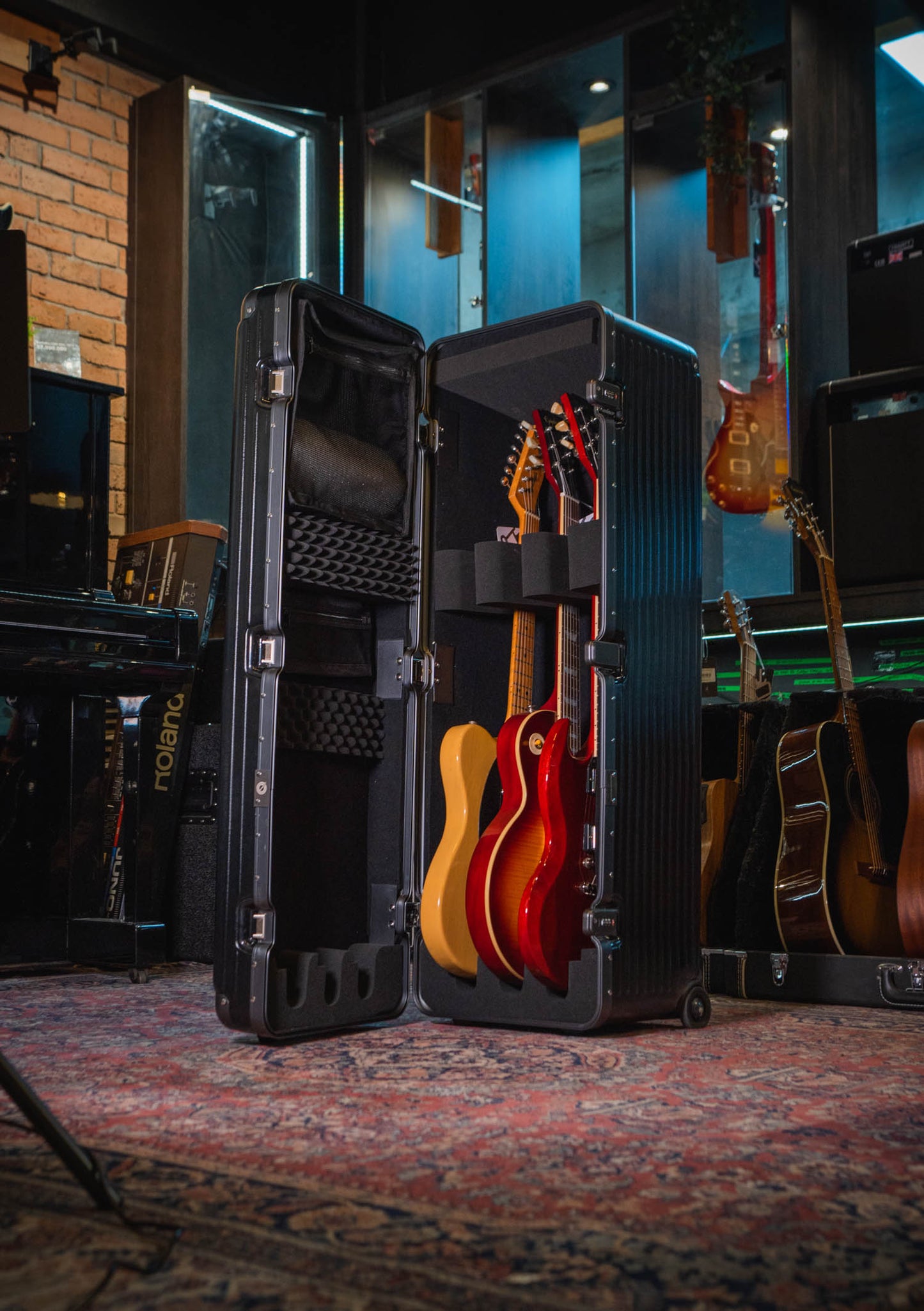 Quantum GTX Triple estuche de viaje - Hardcase de guitarra (Demo Model)