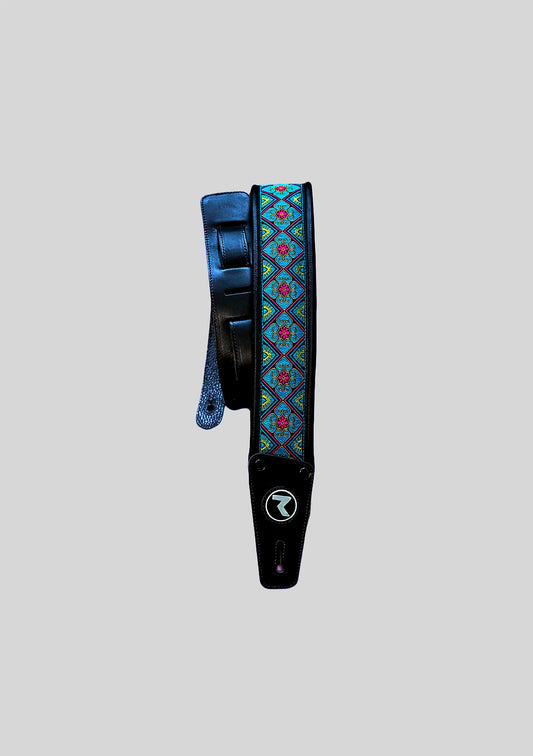 Correa guitarra o bajo RAVEN Voodoo 3" Hendrix/Black -  Raven Straps