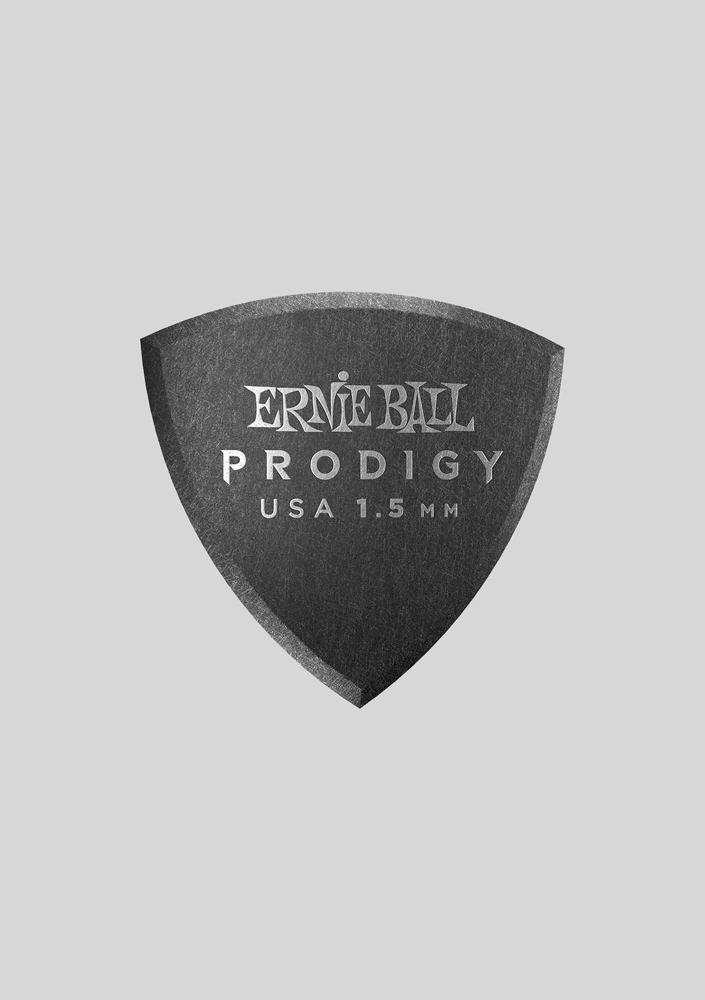 Set de uñetas Ernie Ball (6 unidades) 1.5mm Black Shield Prodigy Picks P09331