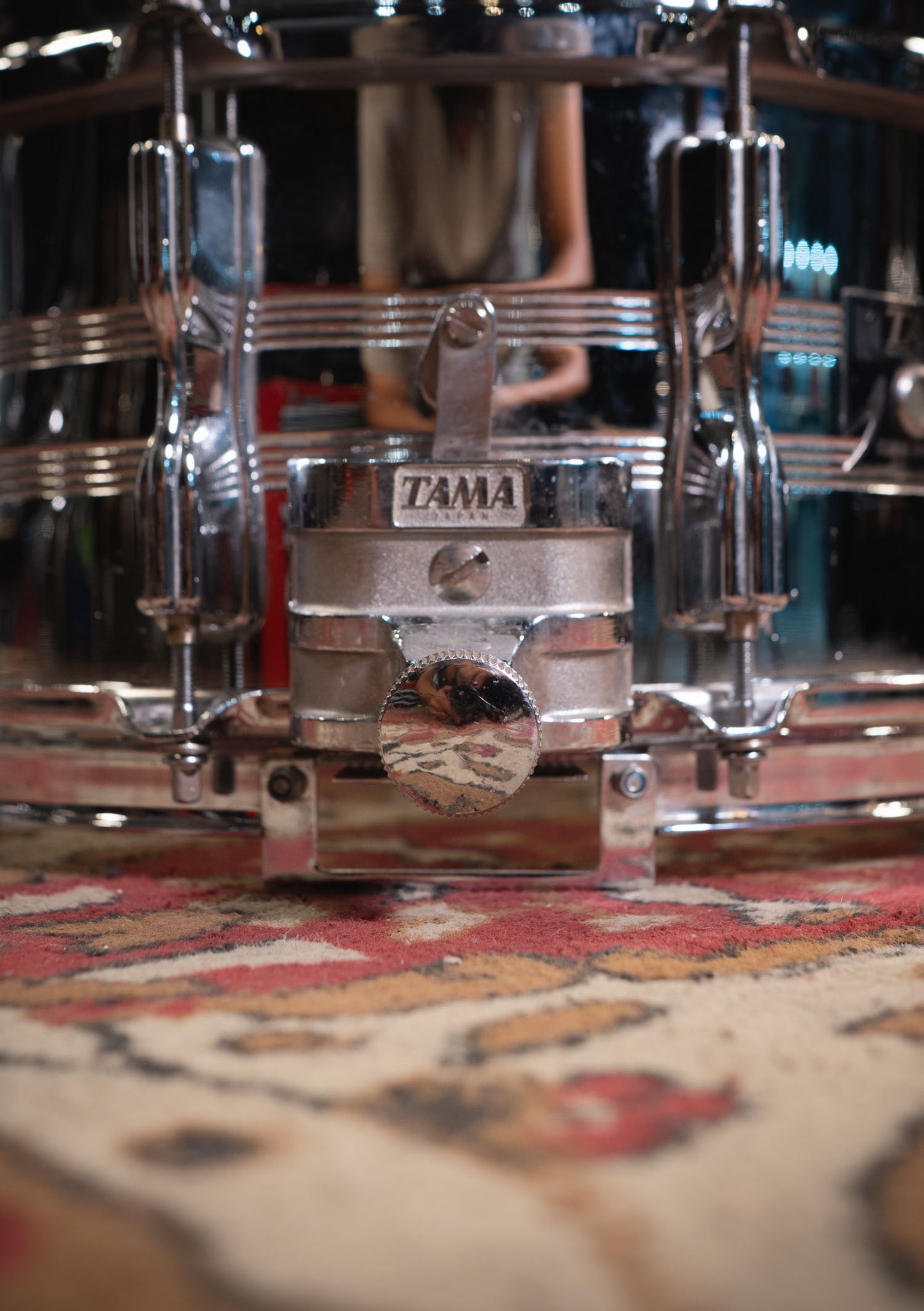 Tama Imperialstar King Beat 14 x 6.5 Seamless Steel usada años 80s - Caja