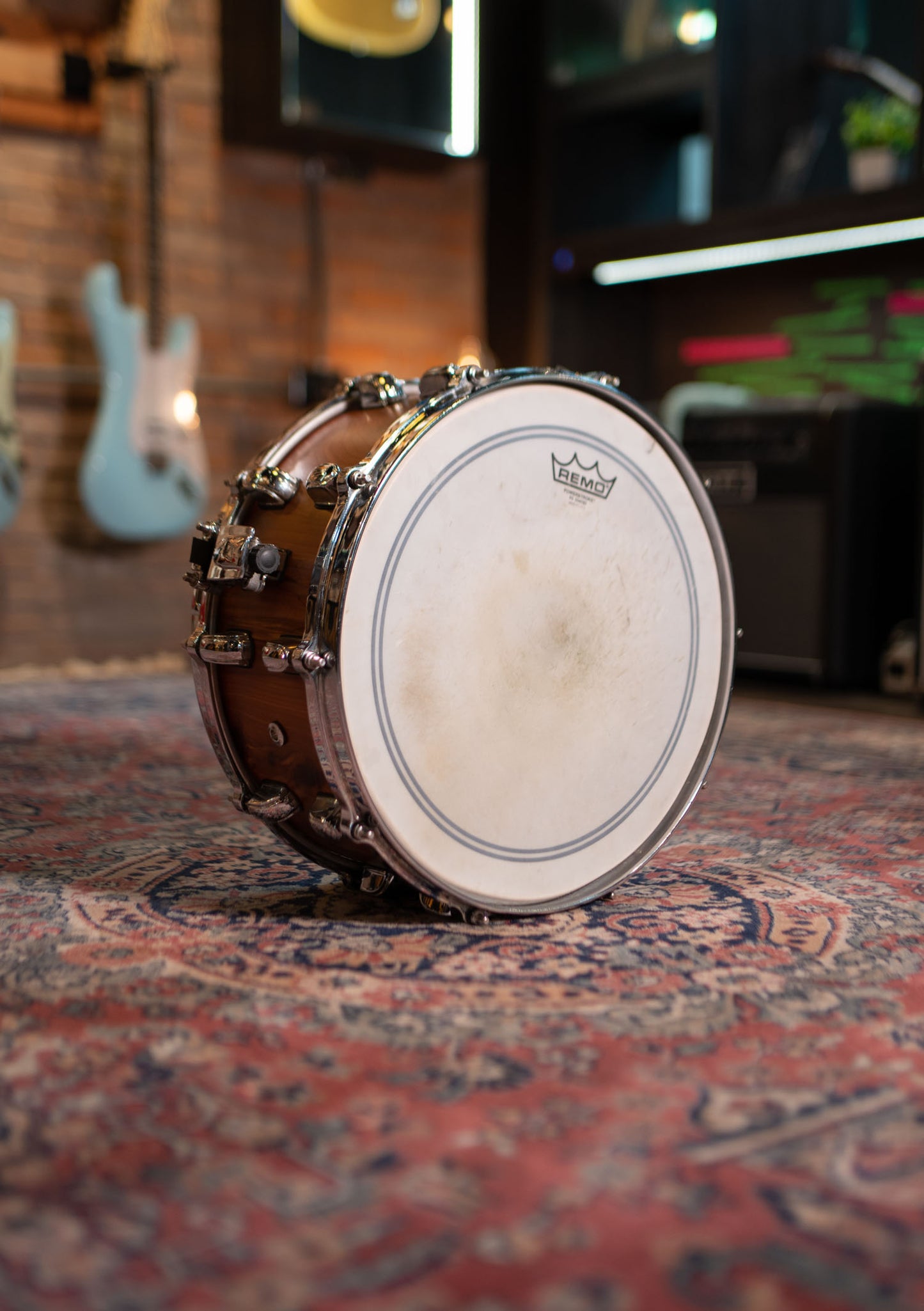 Caja Tama 6.5x14 Starclassic Birch/Walnut Snare Drum Satin Cedar Outer Usada