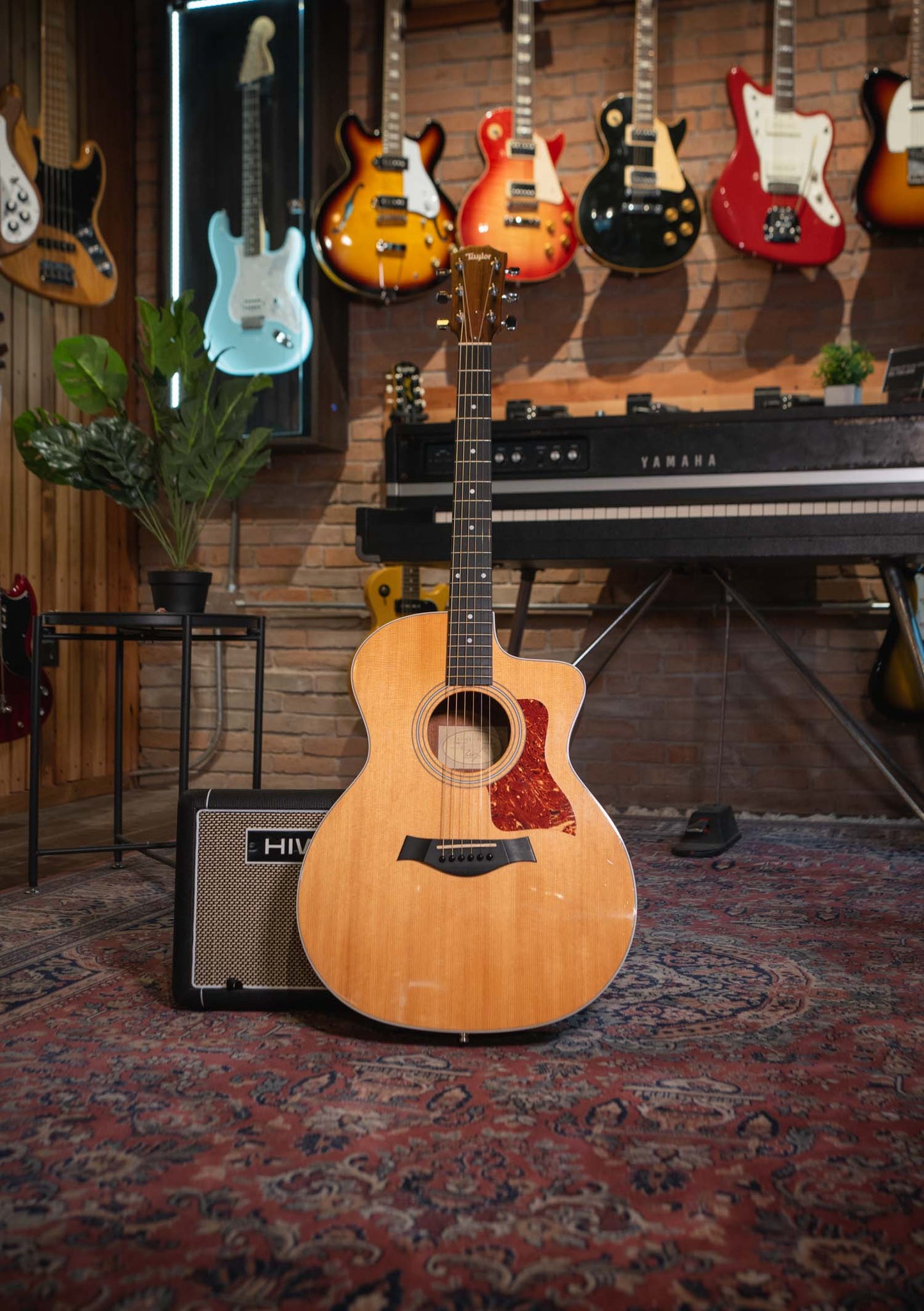 Taylor 214CE (incluye hardcase) - Guitarra electroacústica usada año 2010 made in Mexico - Guitarra electroacústica