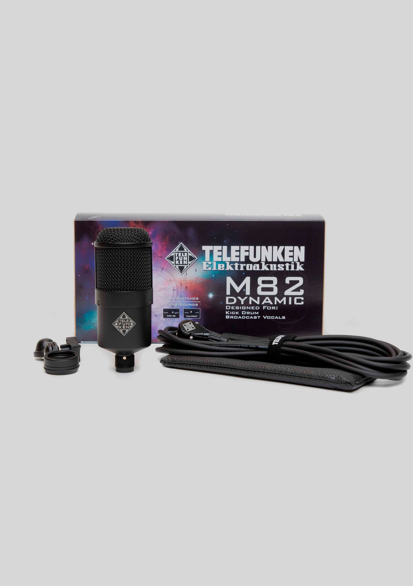 Telefunken M82 color negro - Micrófono dinámico para bombo/broadcast