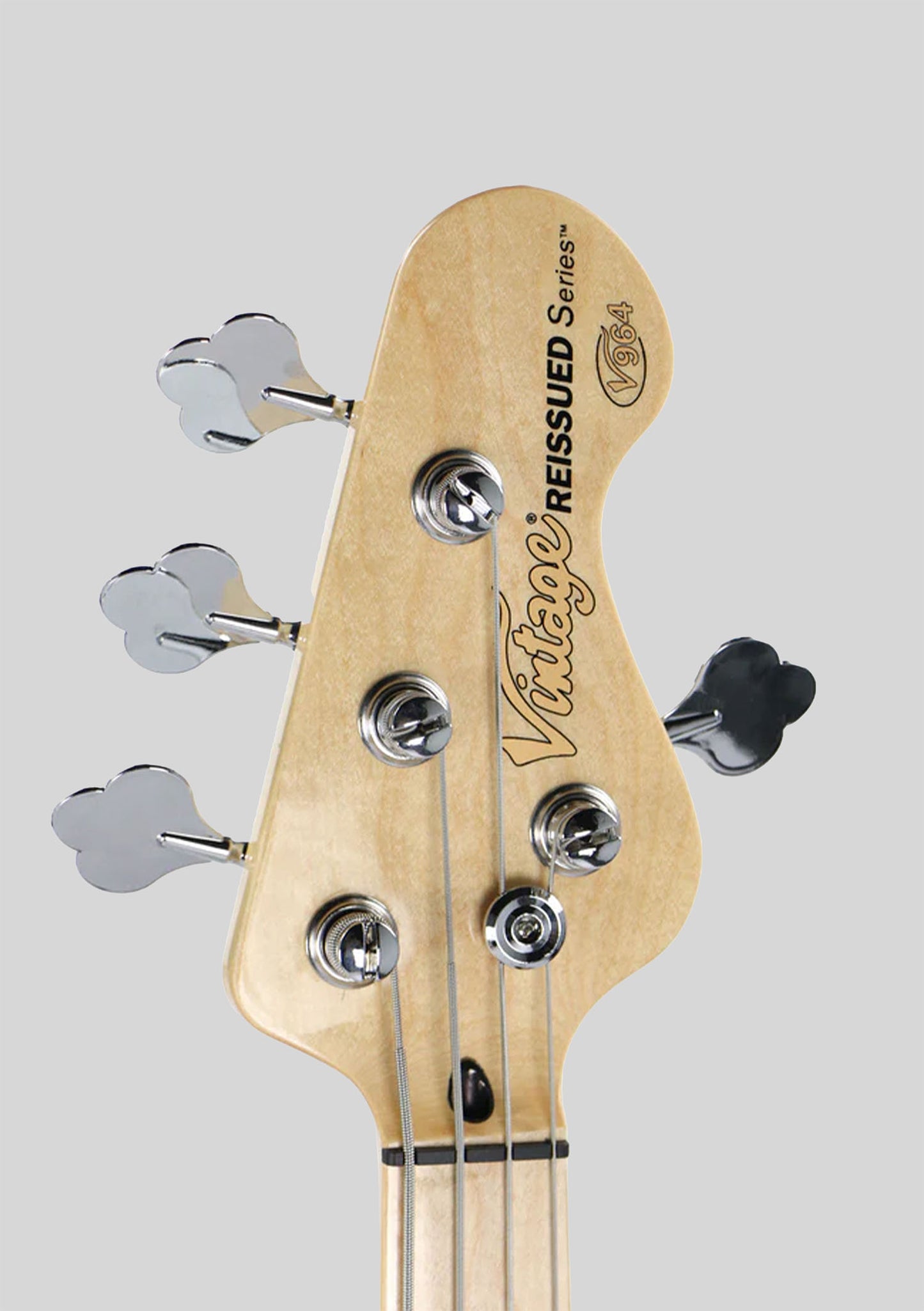 Vintage Active Bass Gloss Black - Bajo eléctrico