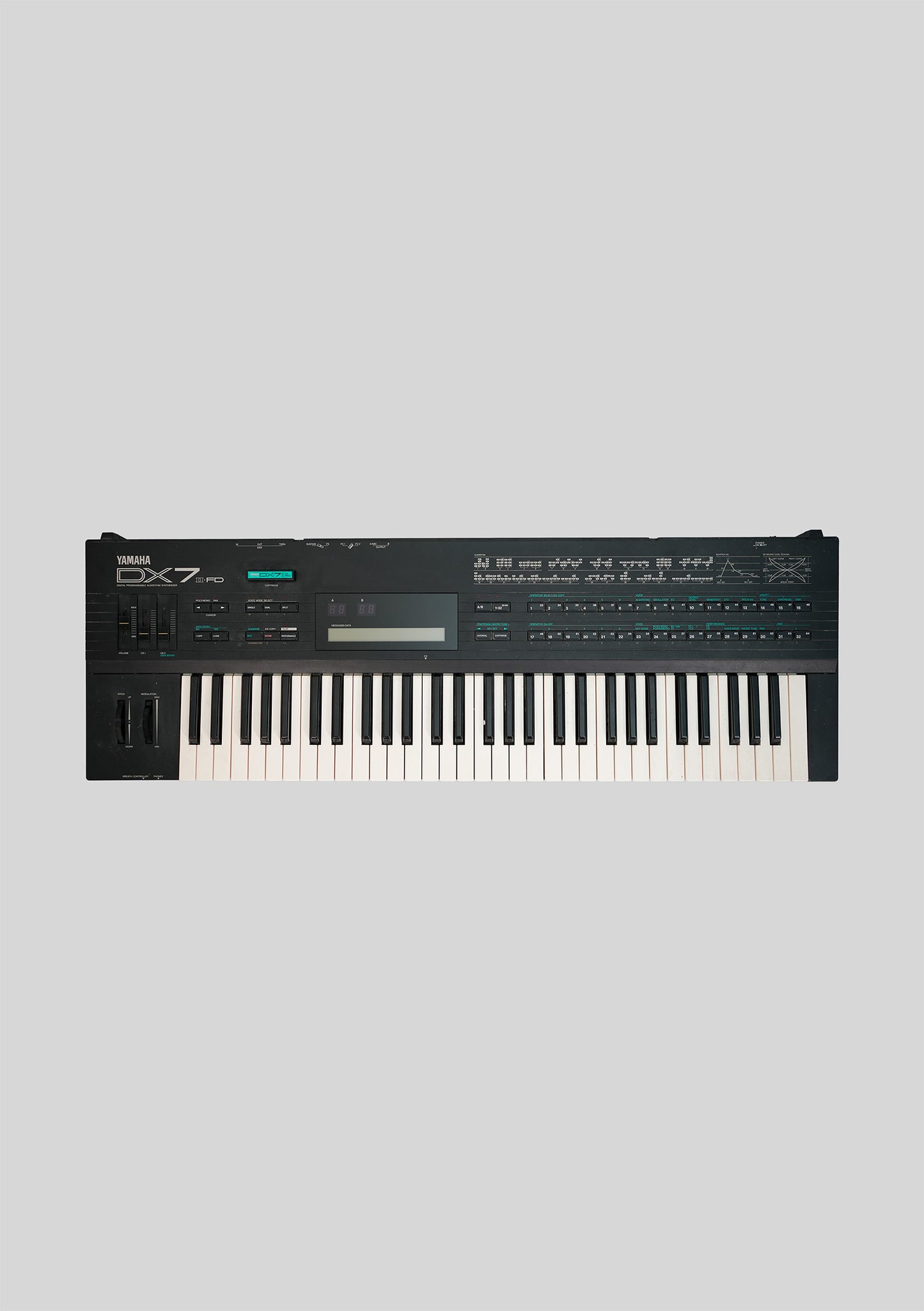 Sintetizador Yamaha DX7 IIFD Made in Japan usado 80's