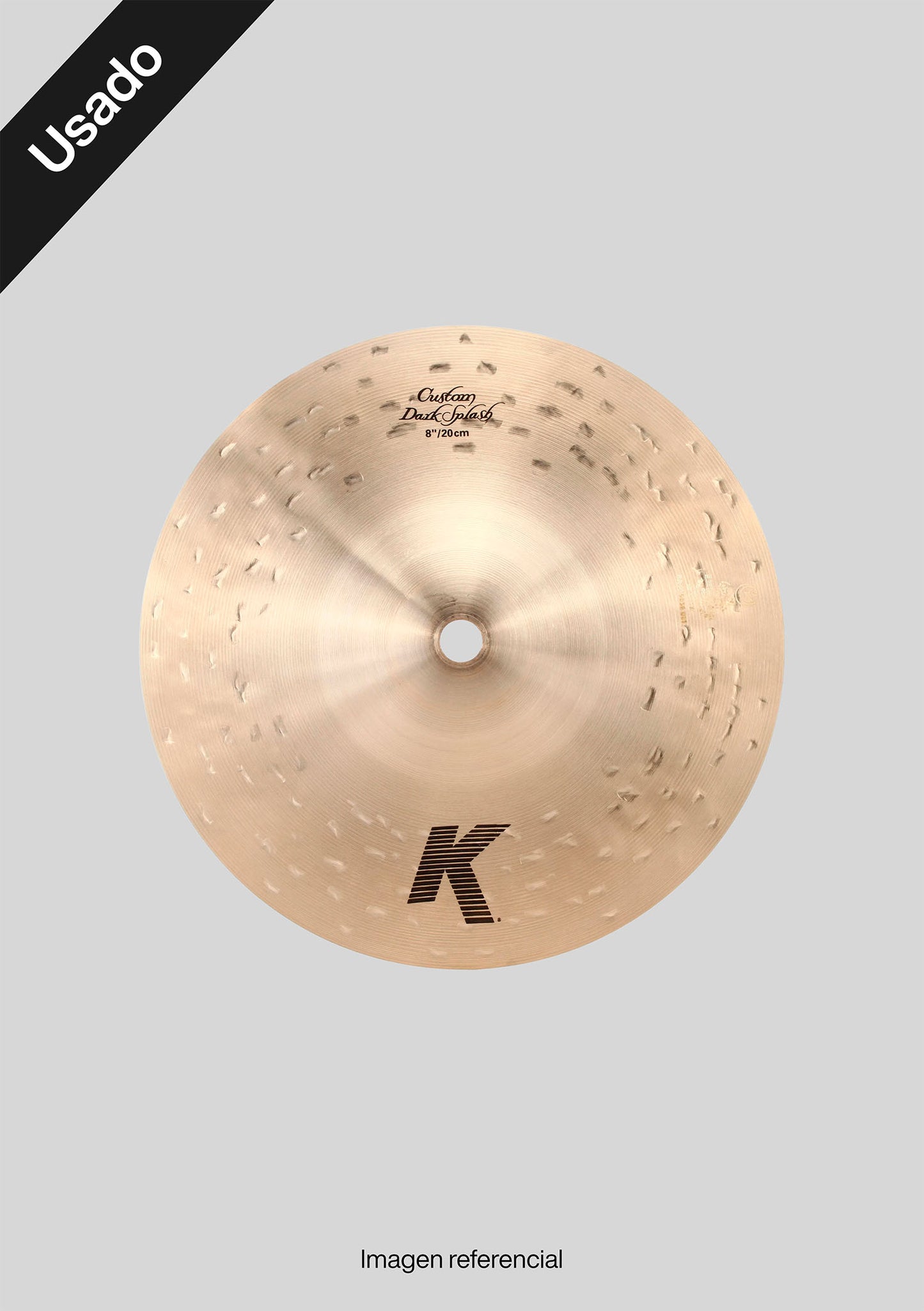 Platillo Zildjian K Custom Dark Splash 8 usado