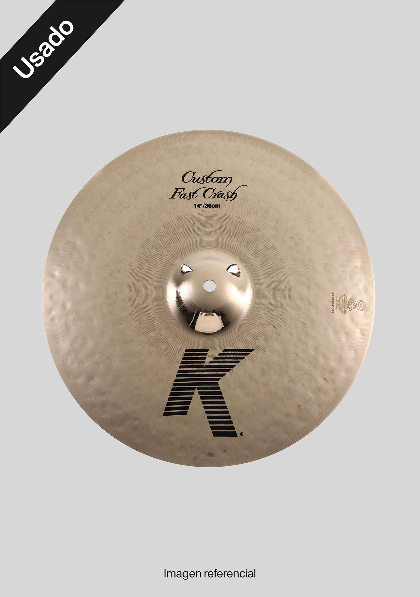 Platillo Zildjian K Custom fast Crash 14 usado