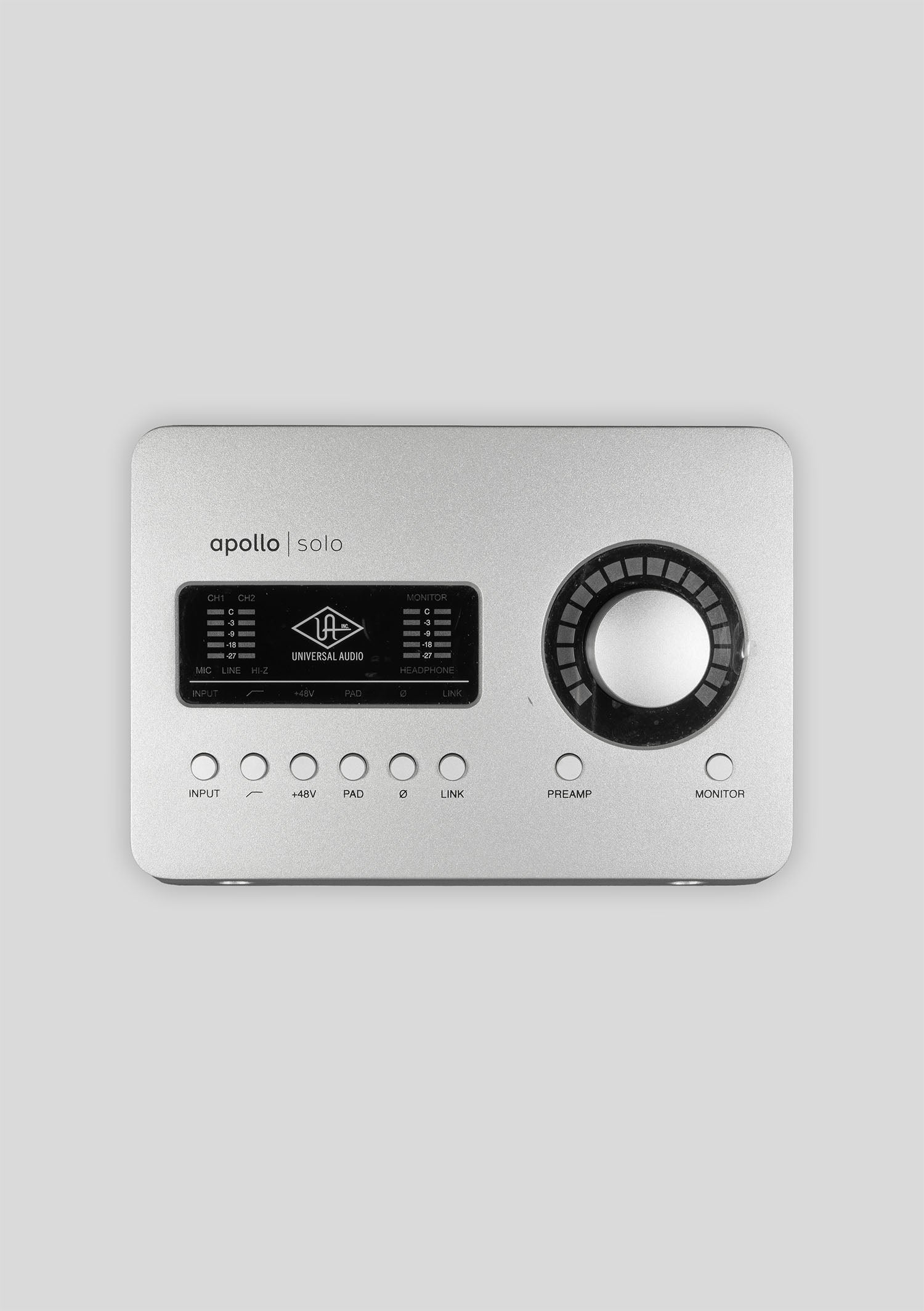 Universal Audio Apollo Solo usada (para windows) incluye caja
