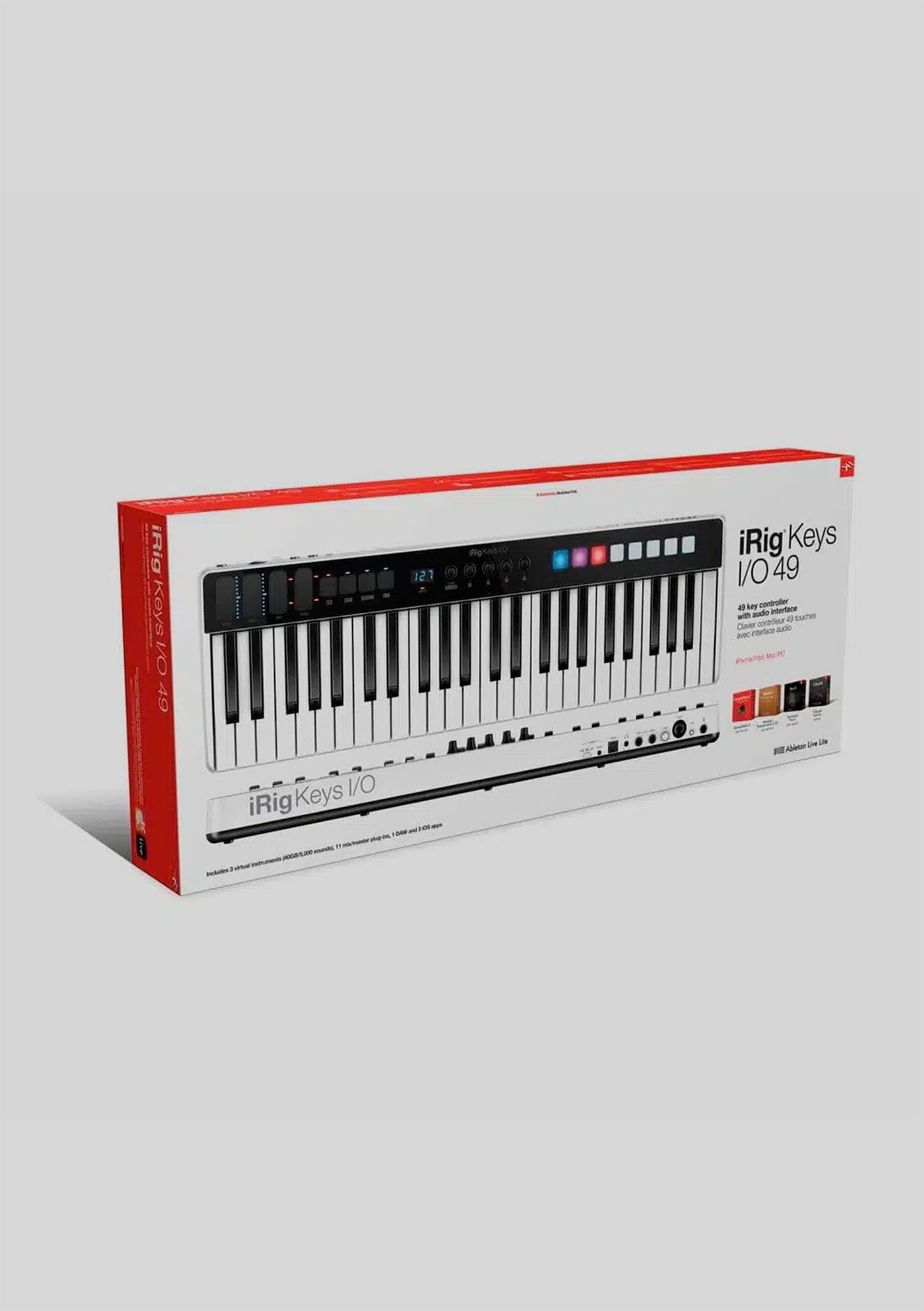 iRig Keys I/O 49 (con interfaz de audio integrada) – Controlador MIDI