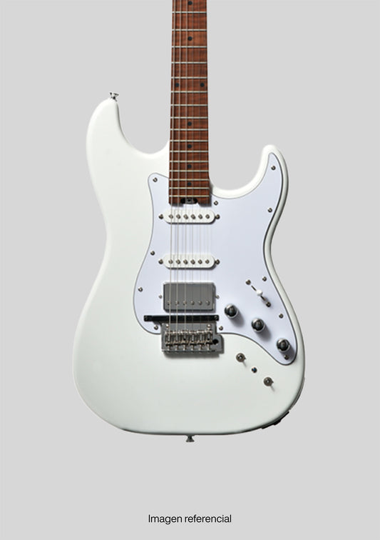 Bacchus Global BSH-STD-GK con BOSS GK-5 - White (incluye funda) - Guitarra eléctrica