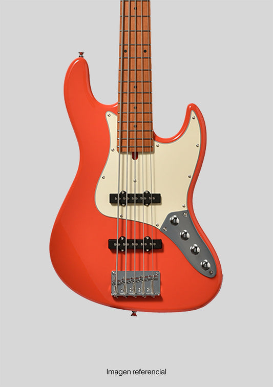 Bacchus Universe WJB5-1DX-AC RSM/M 5 cuerdas activo Fiesta Red (incluye funda) - Bajo eléctrico