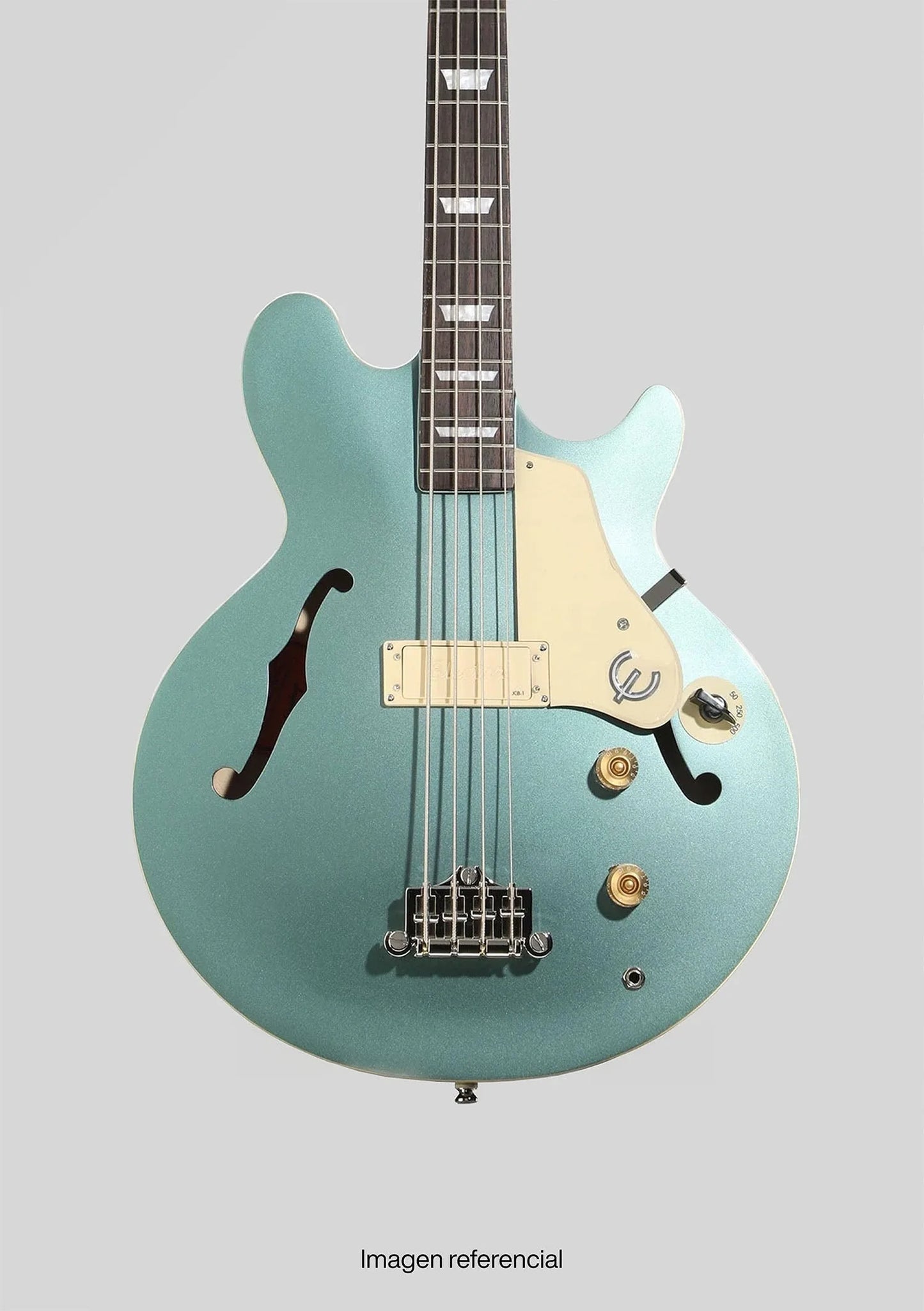 Epiphone Jack Cassady Pelham Blue usado año 2021 (incluye hardcase) - Bajo eléctrico