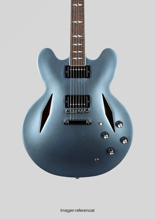 Epiphone DG-335 Dave Grohl Pelham Blue semi nueva año 2023 (incluye hardcase) - Guitarra eléctrica
