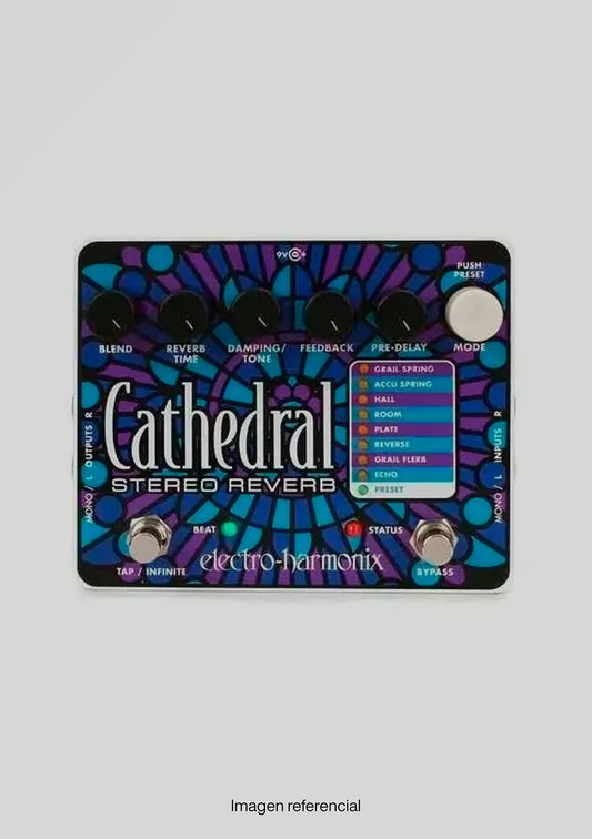 Pedal Electro Harmonix Cathedral Stereo Reverb usado