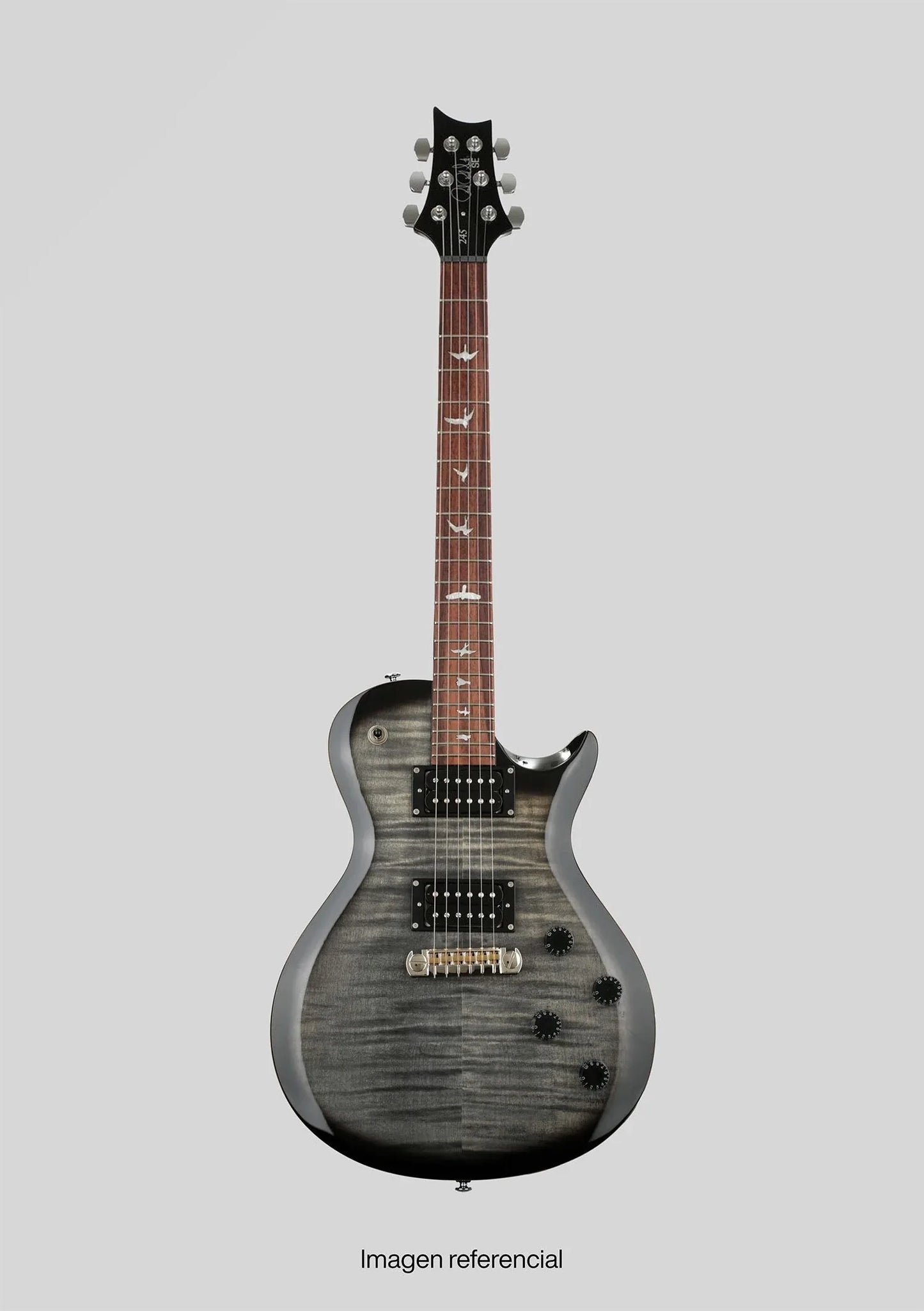 PRS SE 245 Charcoal Burst usada año 2022 (incluye funda) - Guitarra eléctrica