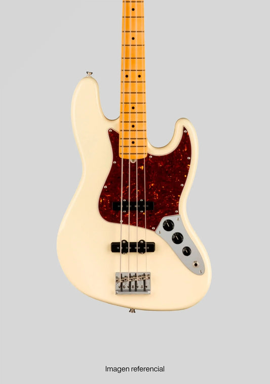Fender American Professional II Jazz Bass Olympic White usado año 2020 (incluye hardcase) - Bajo eléctrico