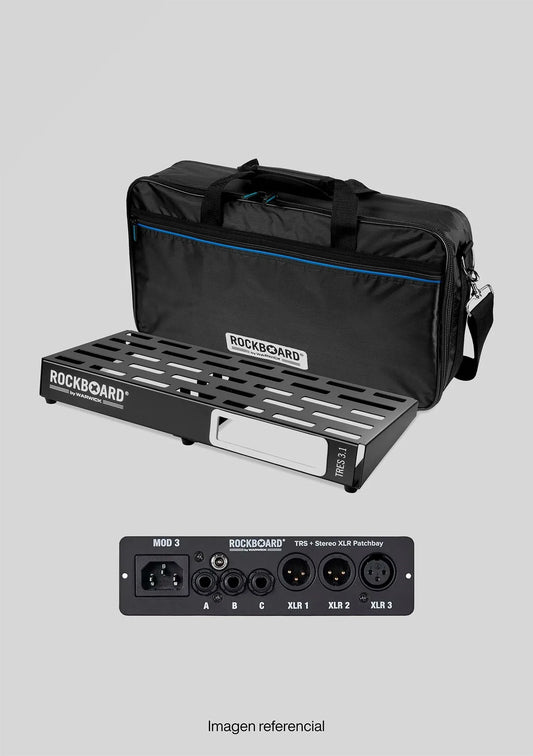 PedalBoard Rockboard 3.1 (incluye funda y fuente/patchbay Mod3) usado - Pedal