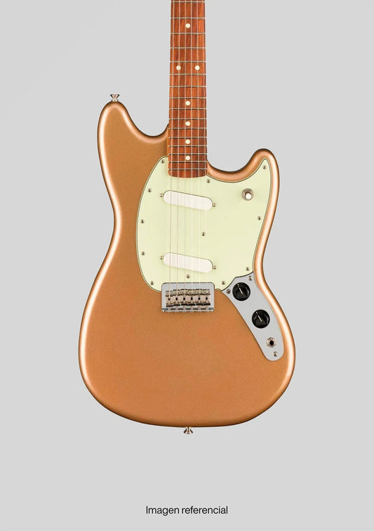 Fender Player Mustang Firemist Gold usada año 2022 (incluye funda)