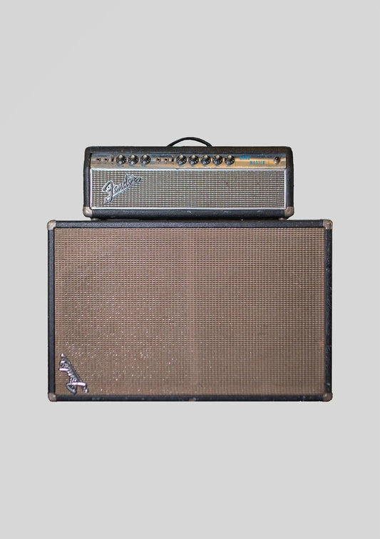 Fender BandMaster + Gabinete usado año 1967