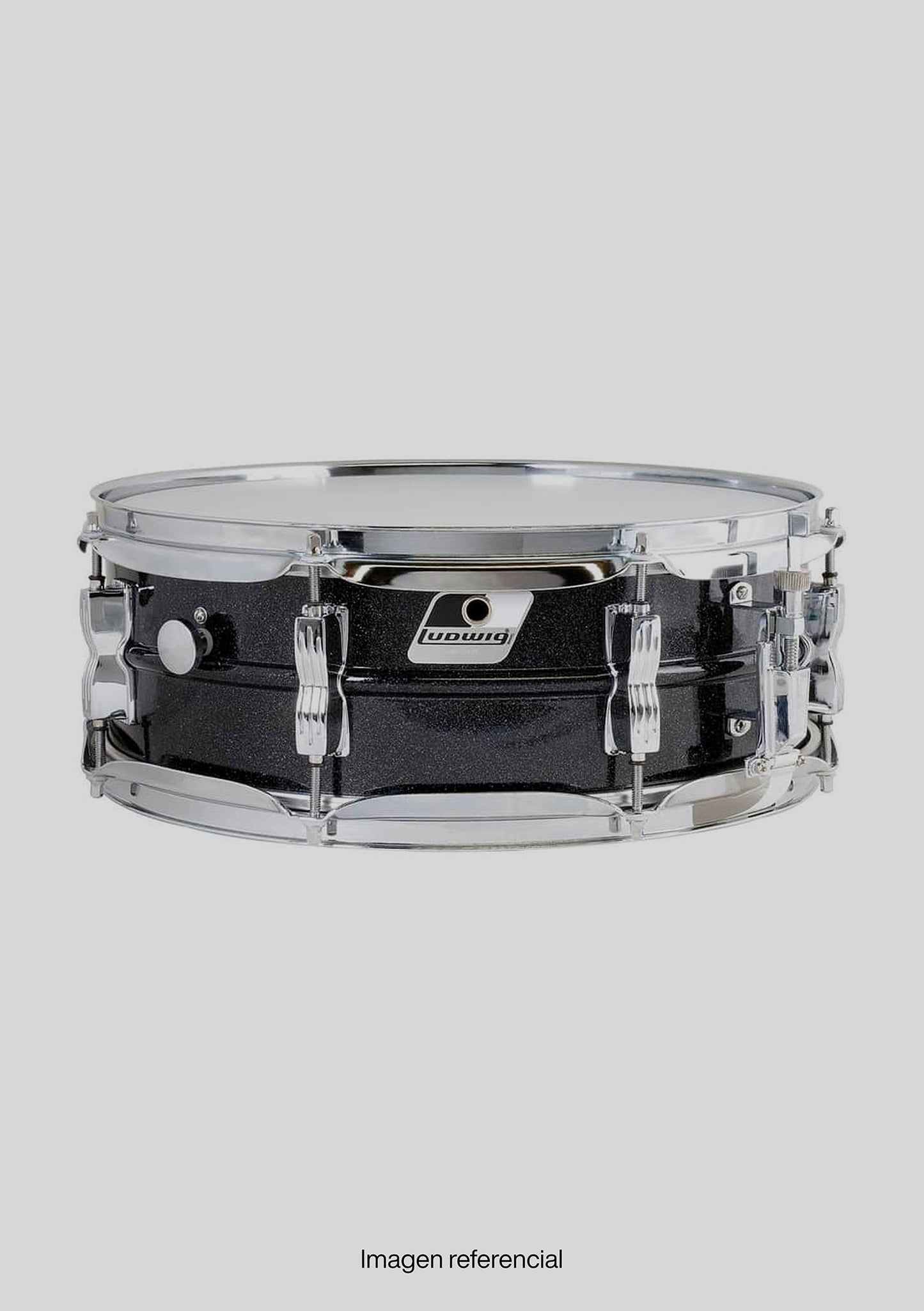 Ludwig  LM404 Acrolite 14x5.5 Galaxy Sparkle año 90s  usada - Caja